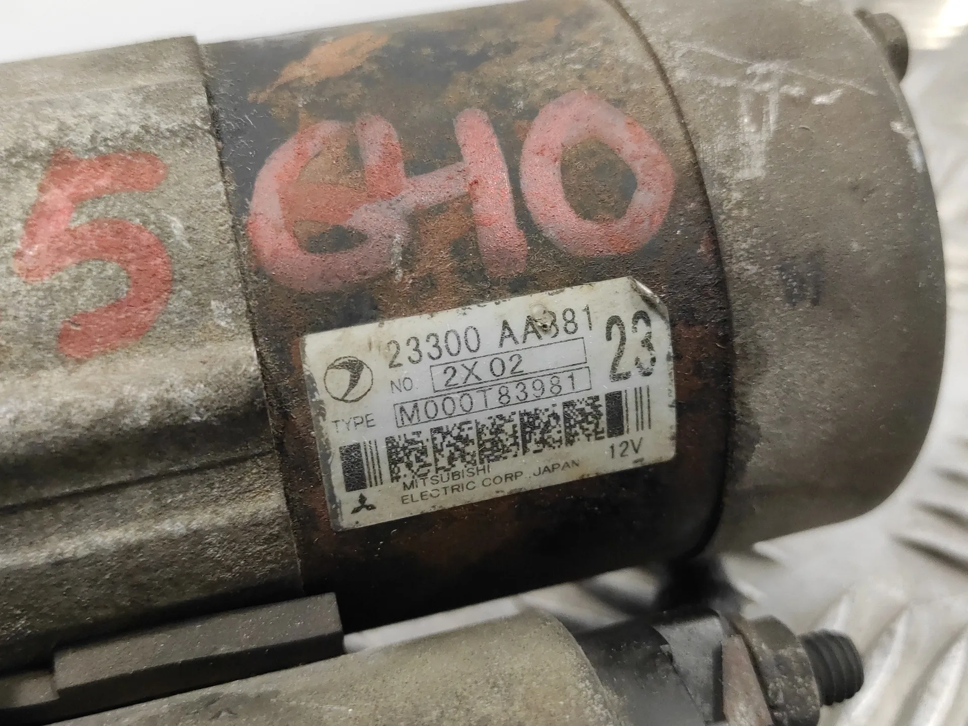 Motor Arranque para Subaru Legacy Berl./Familiar B12 (Be/Bh)
