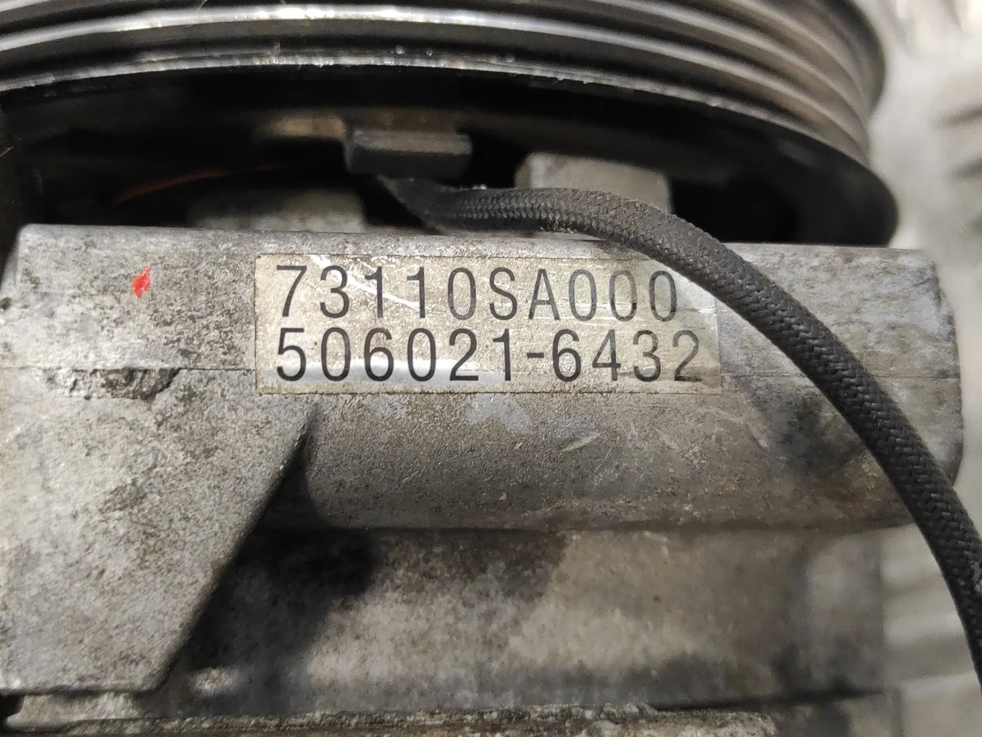 Compresor Aire Acondicionado para Subaru Legacy Berl./Familiar B12 (Be/Bh)