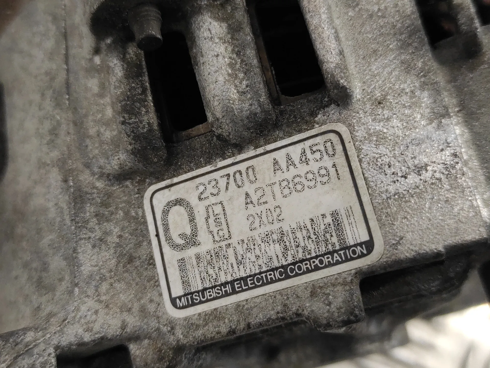Alternador para Subaru Legacy Berl./Familiar B12 (Be/Bh)