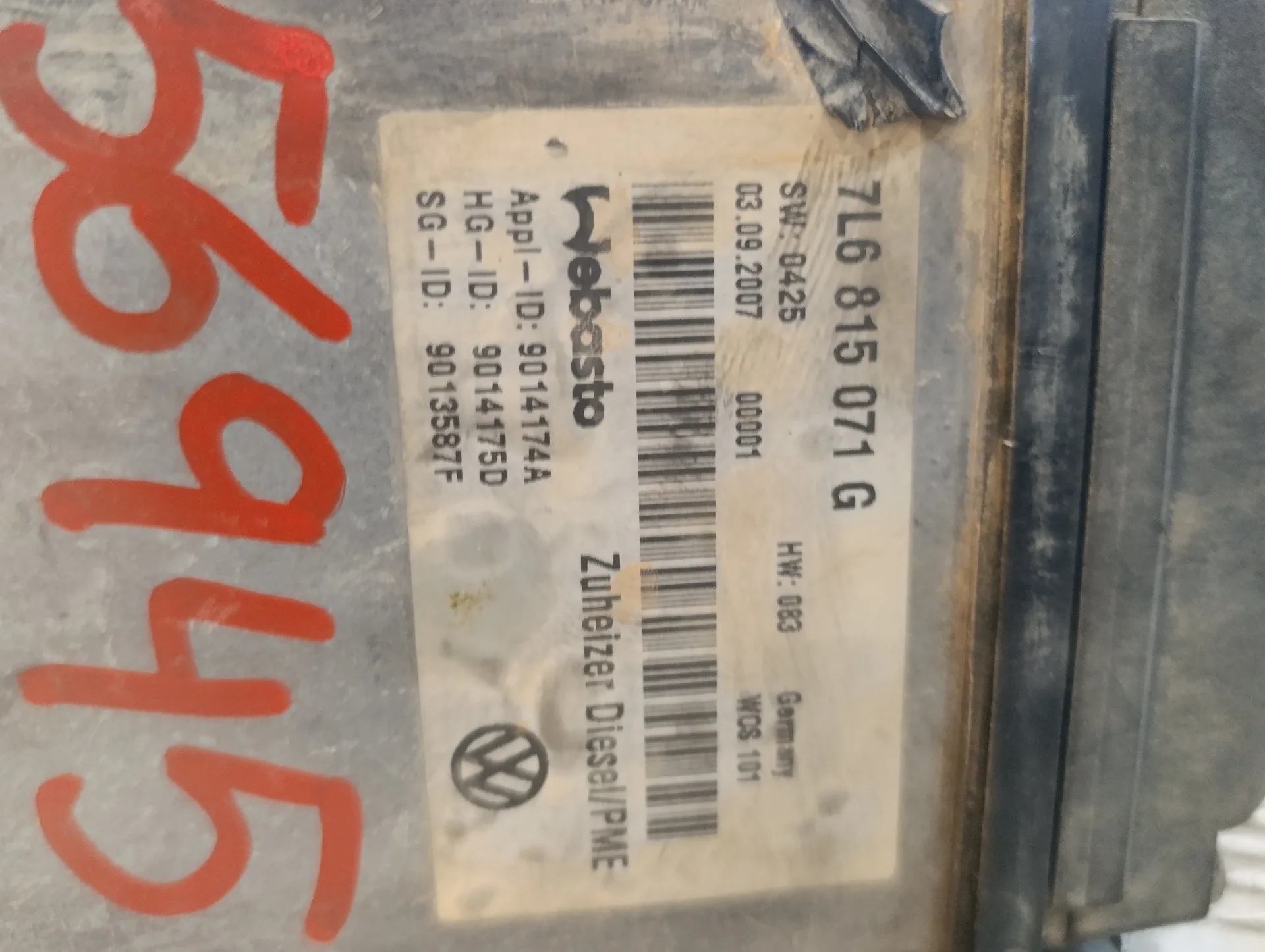 Calefaccion Autonoma para Volkswagen Touareg (7L6)