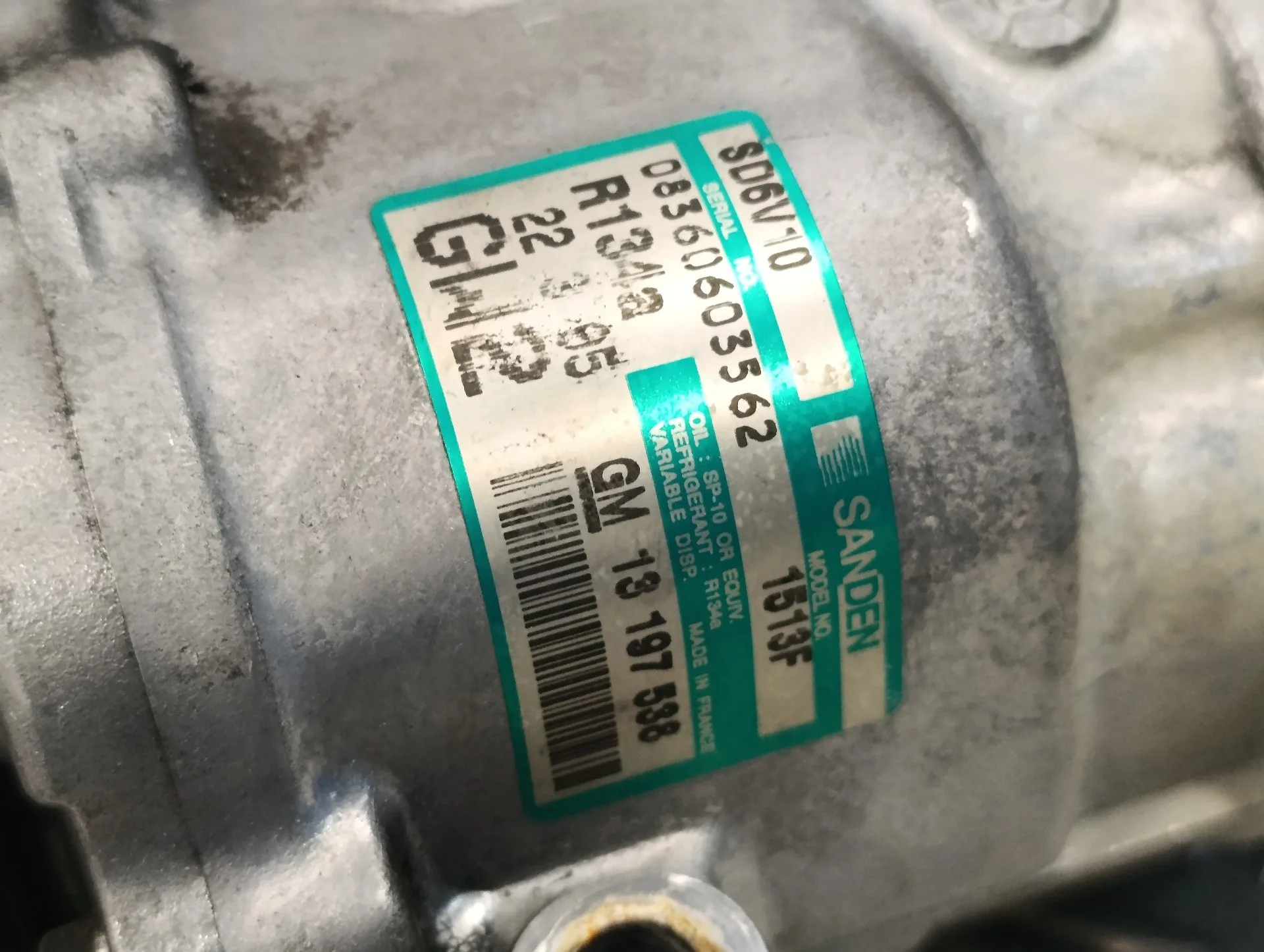 Compresor Aire Acondicionado para Opel Combo (Corsa C)