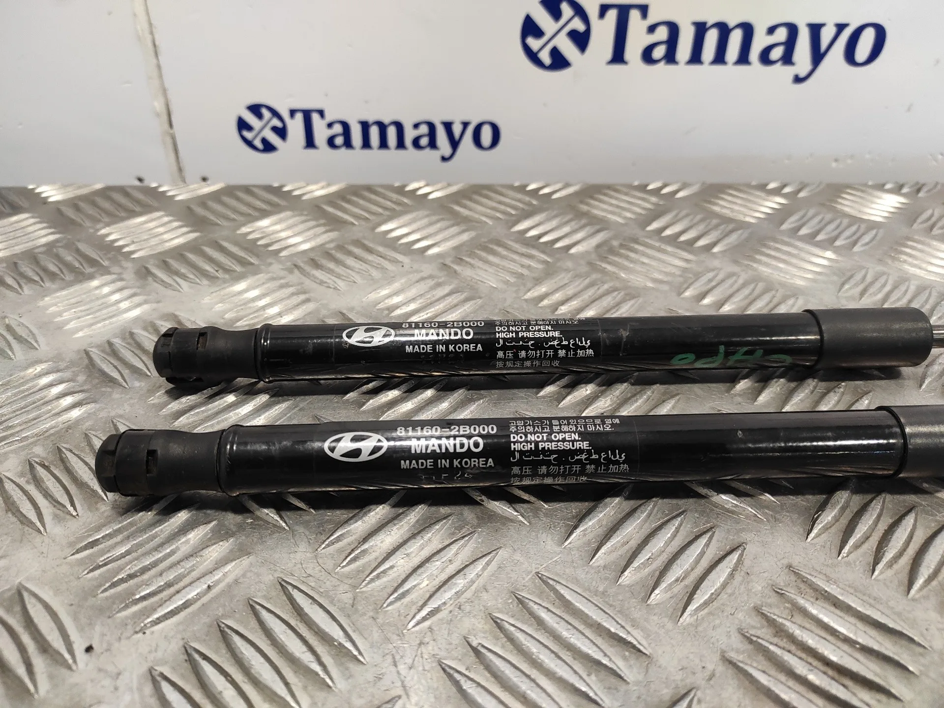 Amortiguadores Capo para Hyundai Santa Fe (Bm)
