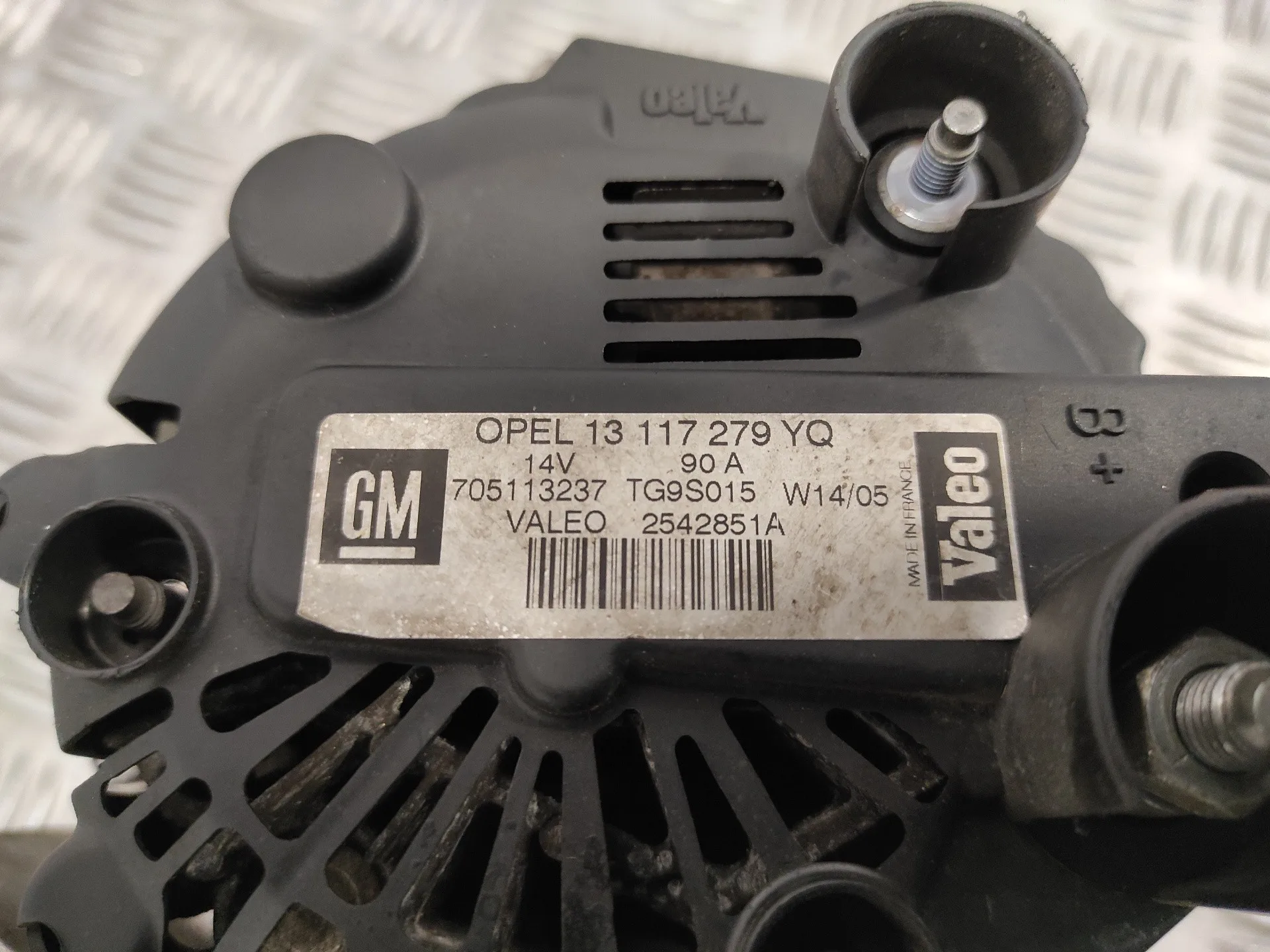 Alternador para Opel Meriva
