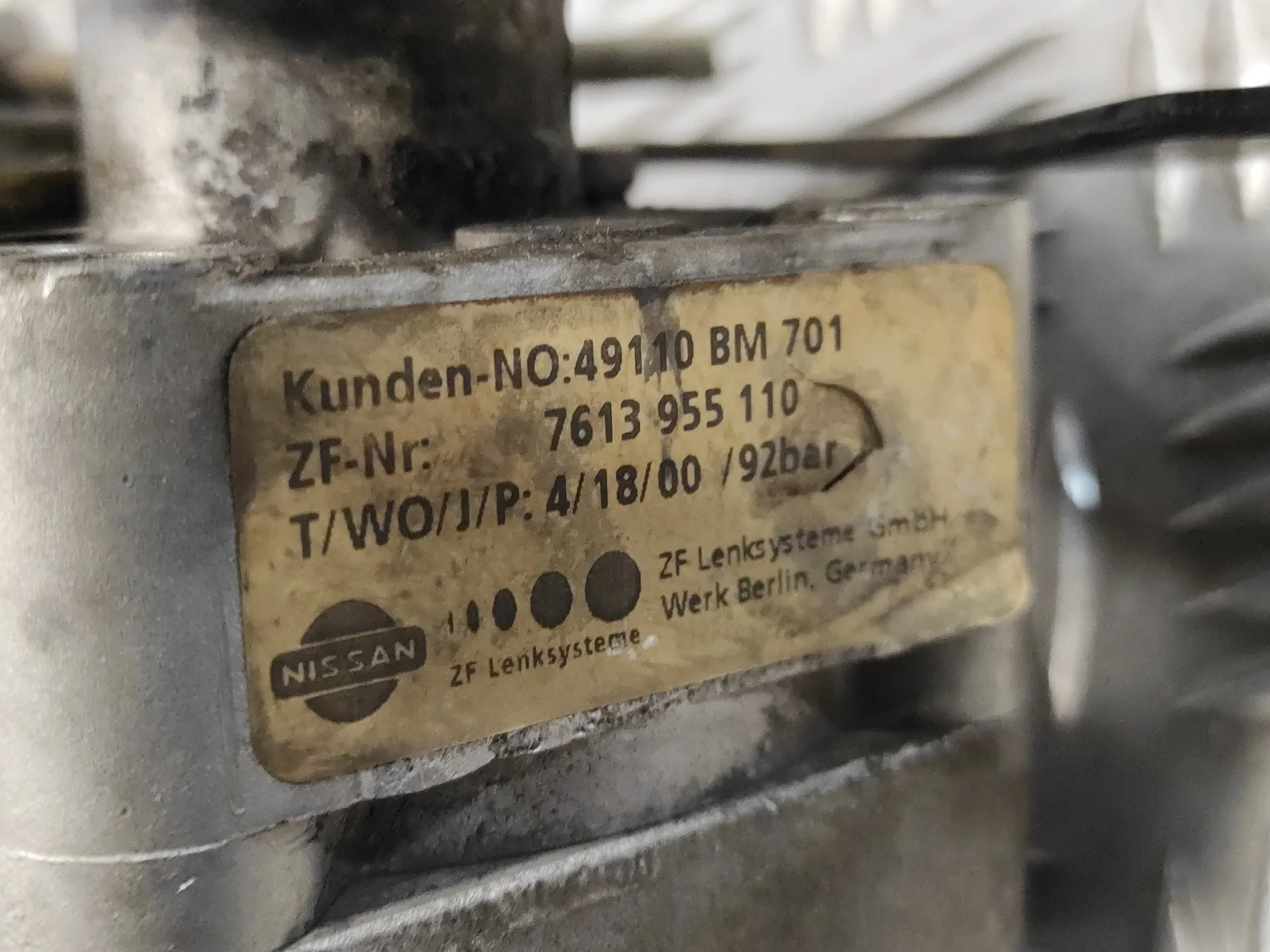 Bomba Servodireccion para Nissan Almera (N16/E)
