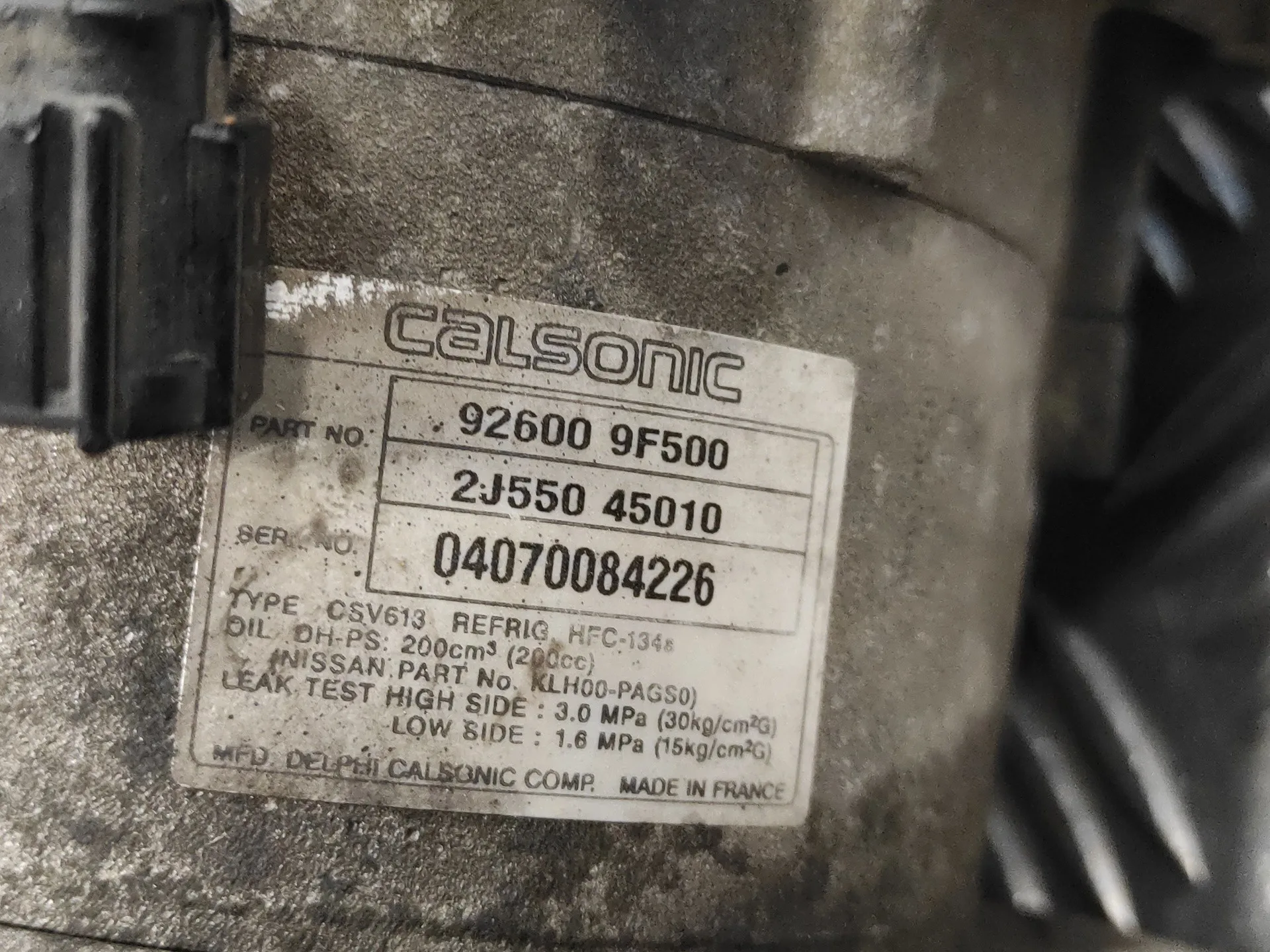 Compresor Aire Acondicionado para Nissan Almera (N16/E)