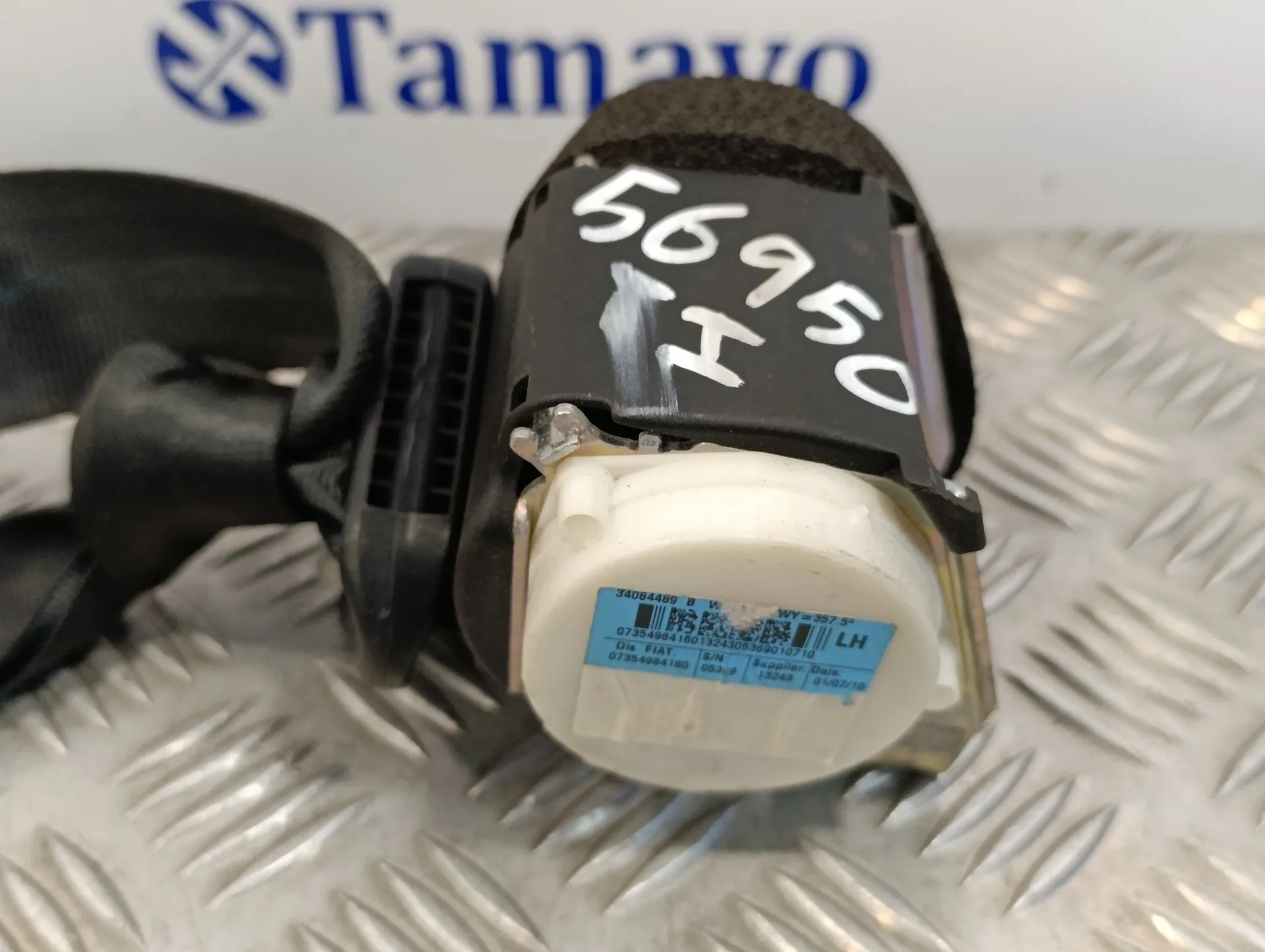 Cinturon Seguridad Trasero Izquierdo para Ford Ka (Ccu)