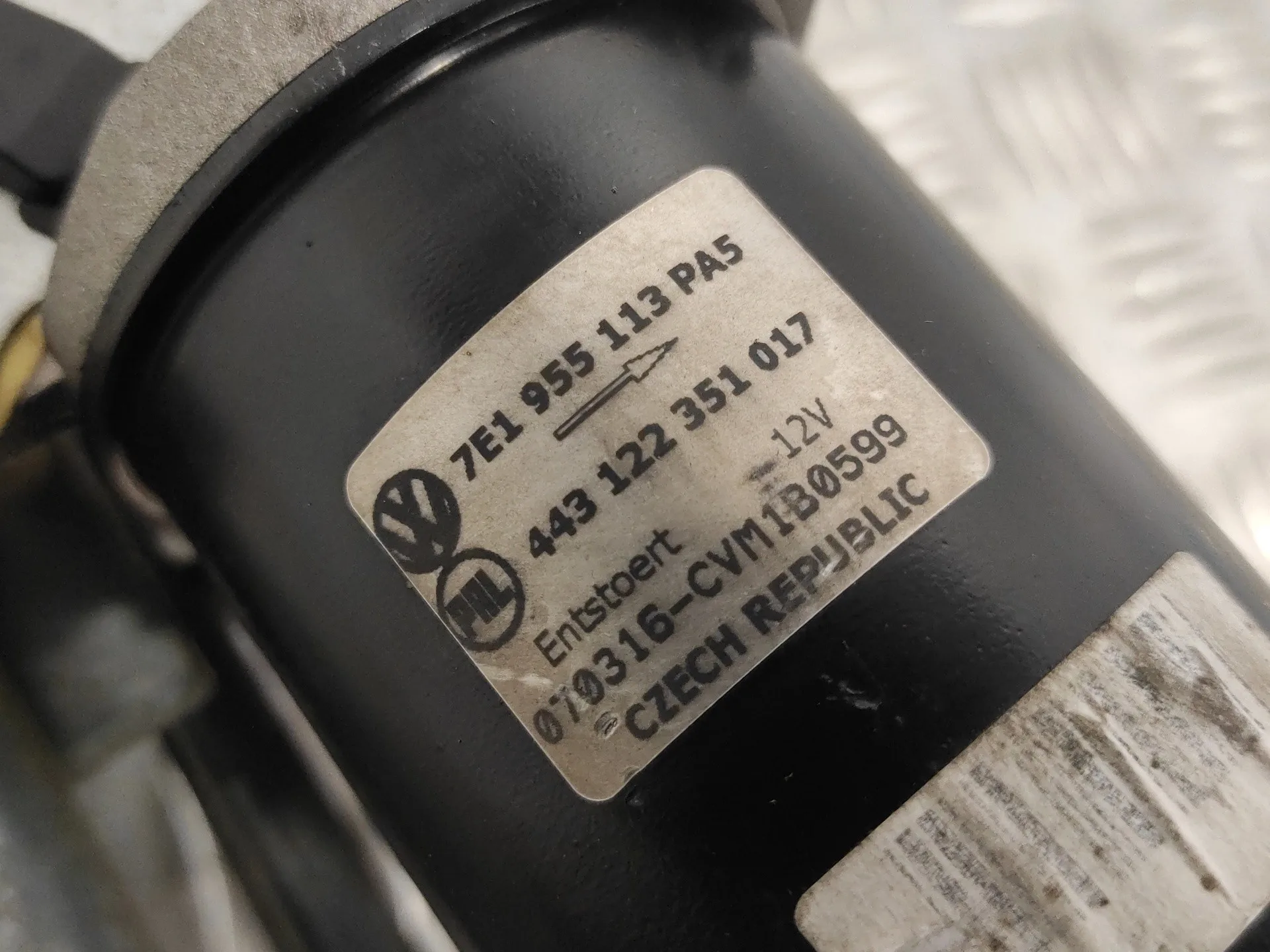 Motor Limpia Delantero para Volkswagen T5 Transporter/Furgoneta