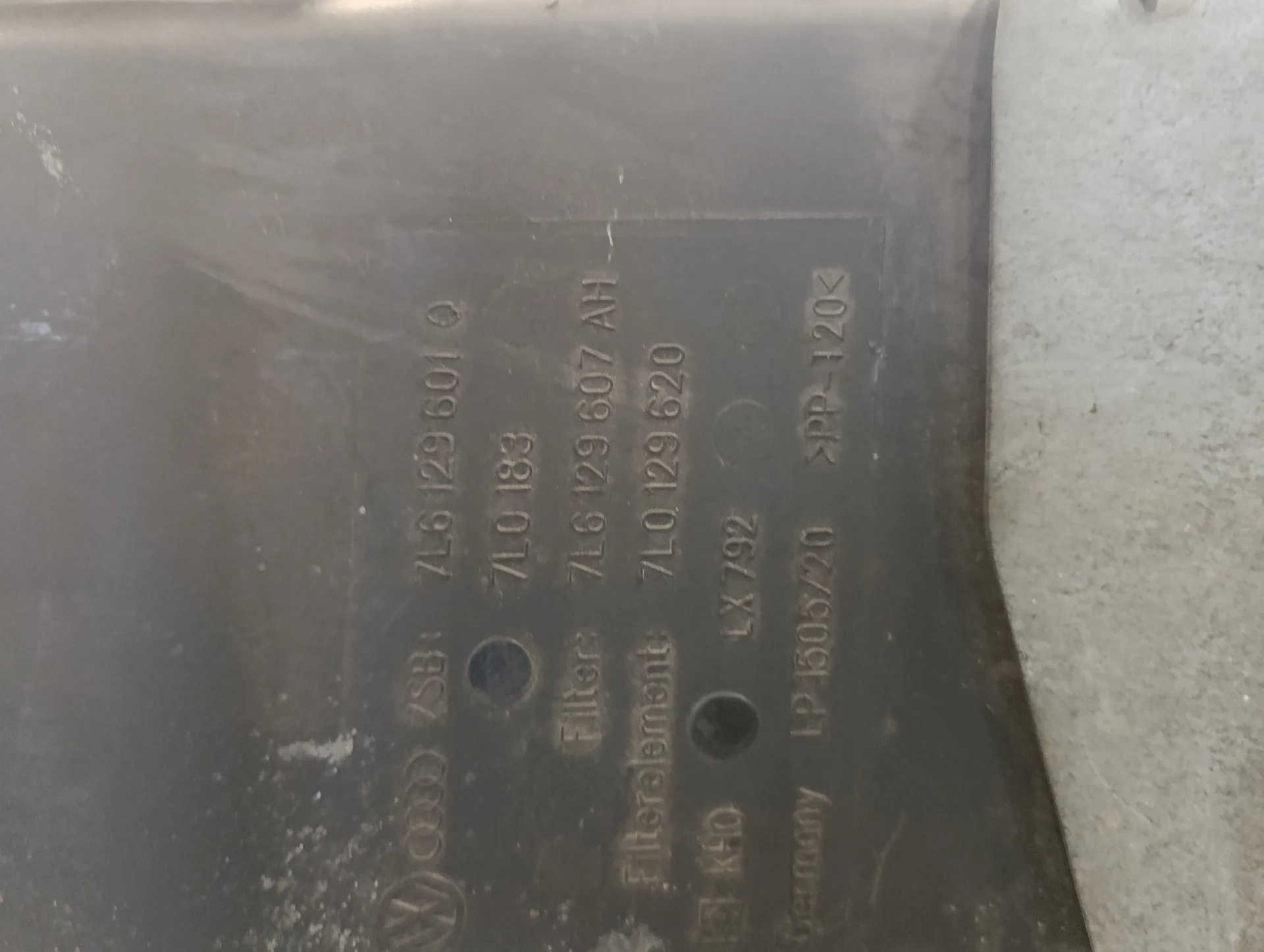 Carcasa Filtro Aire para Audi Q7 (4L)