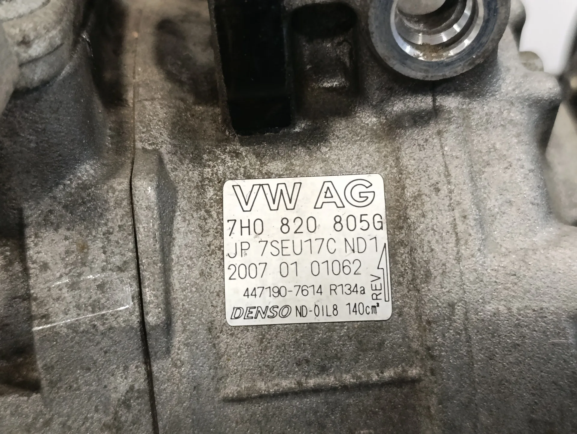 Compresor Aire Acondicionado para Volkswagen T5 Transporter/Furgoneta