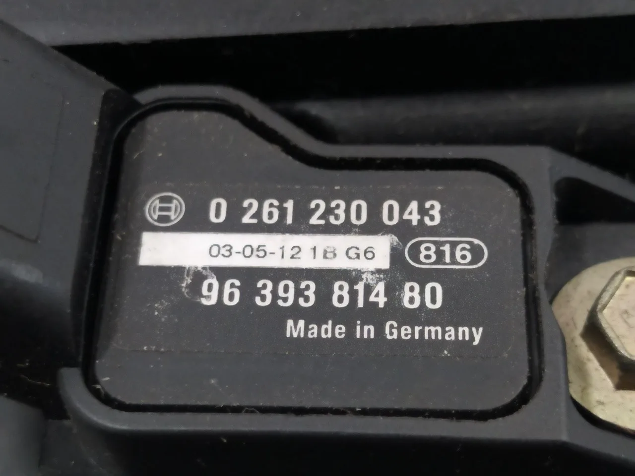 Colector Admision para Peugeot 206 Cc
