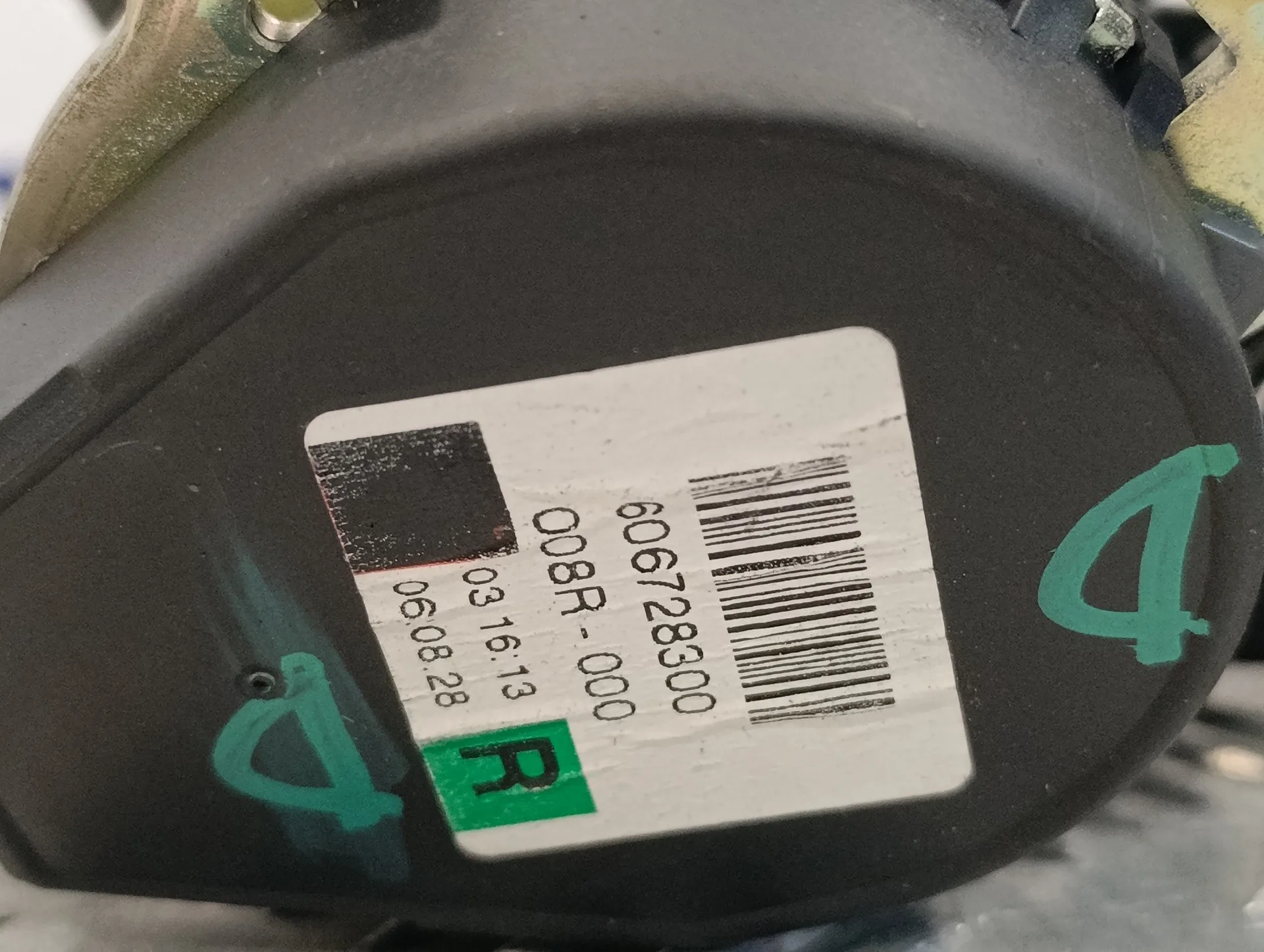 Cinturon Seguridad Delantero Derecho para Audi Q7 (4L)