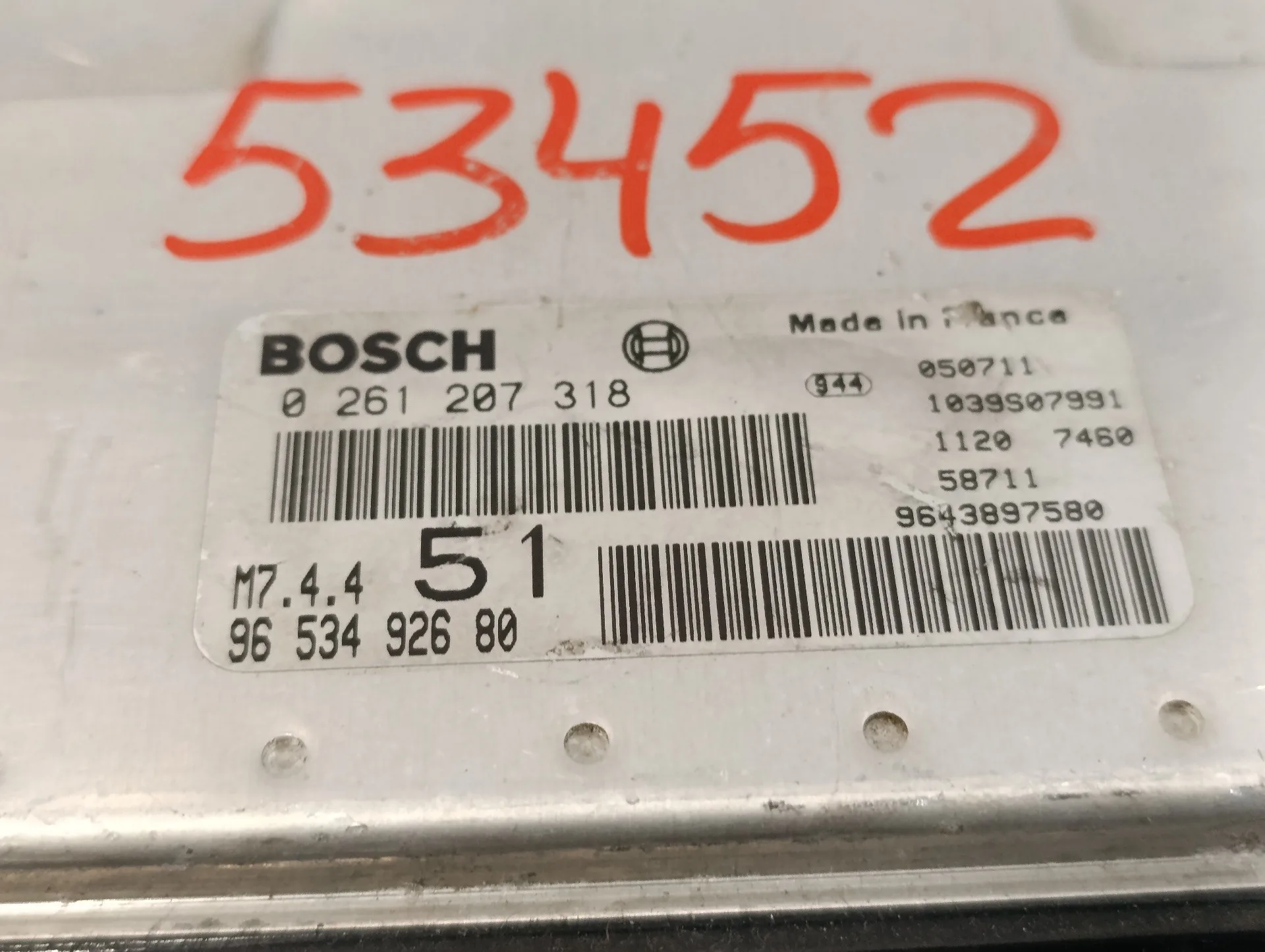 Centralita Motor Uce para Citroën Xsara Picasso