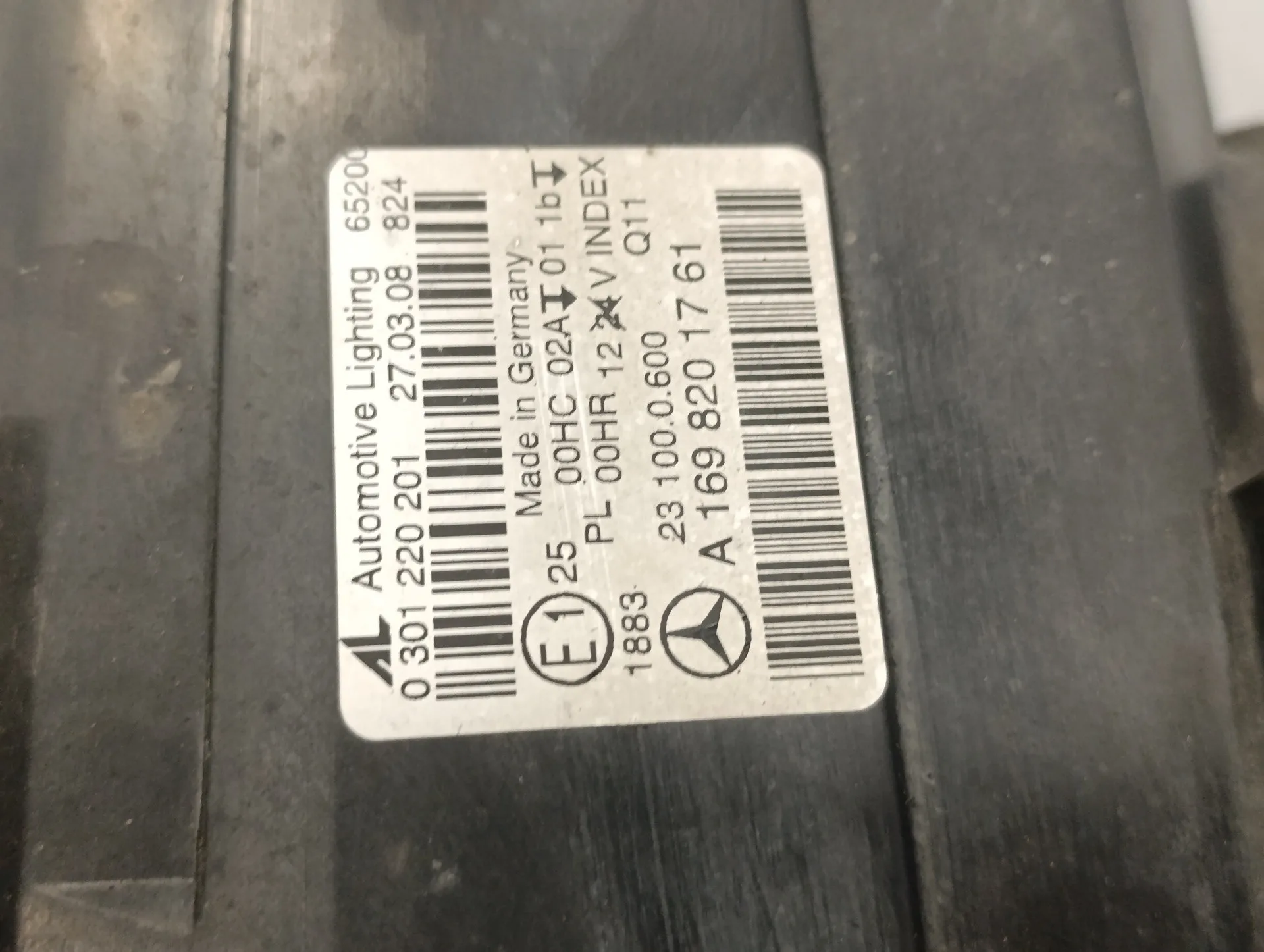Faro Izquierdo para Mercedes-Benz Clase B (W245)