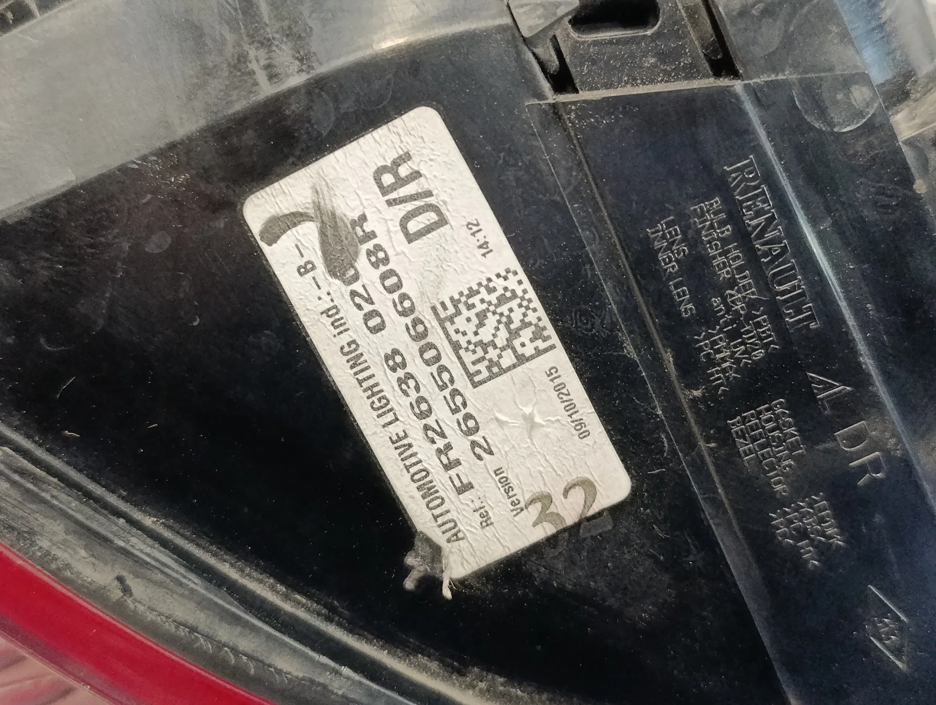 Piloto Trasero Derecho para Renault Clio Iv