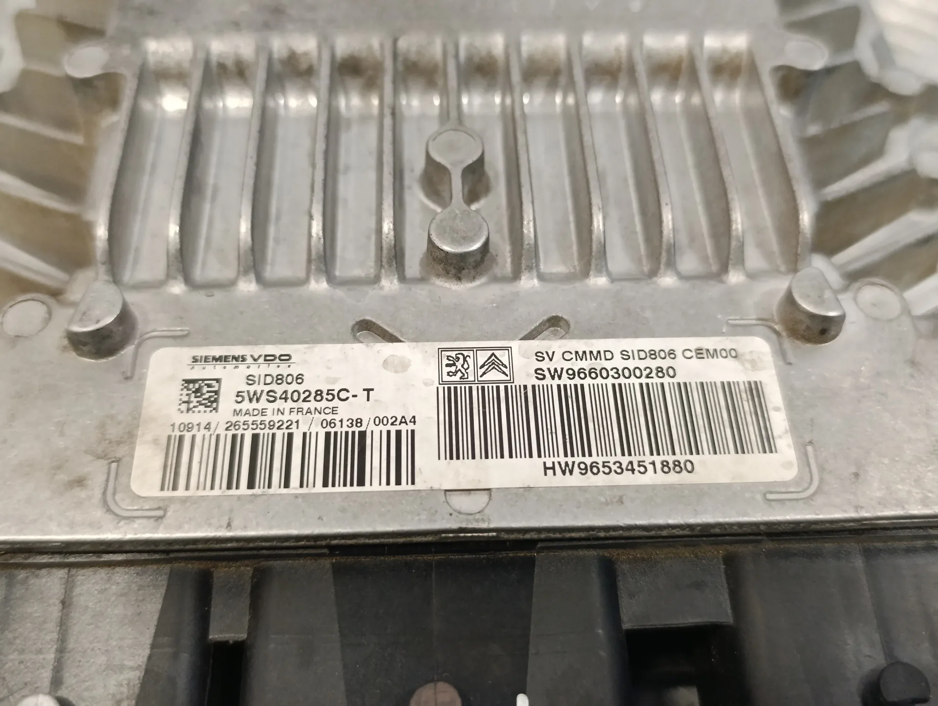Centralita Motor Uce para Citroën C2