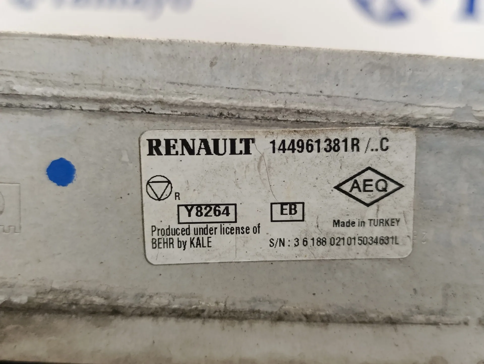 Intercooler para Renault Clio Iv