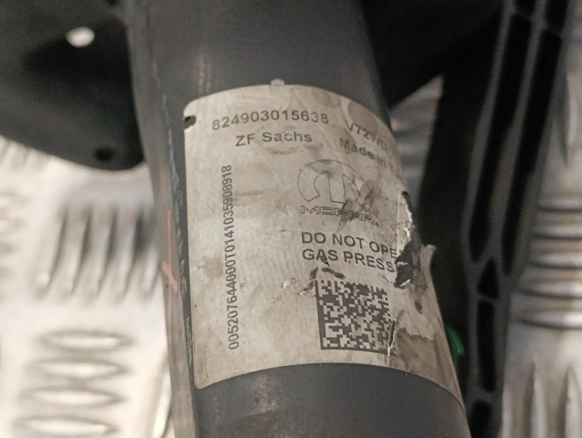 Amortiguador Delantero Derecho para Fiat Tipo Ii (357) Fam