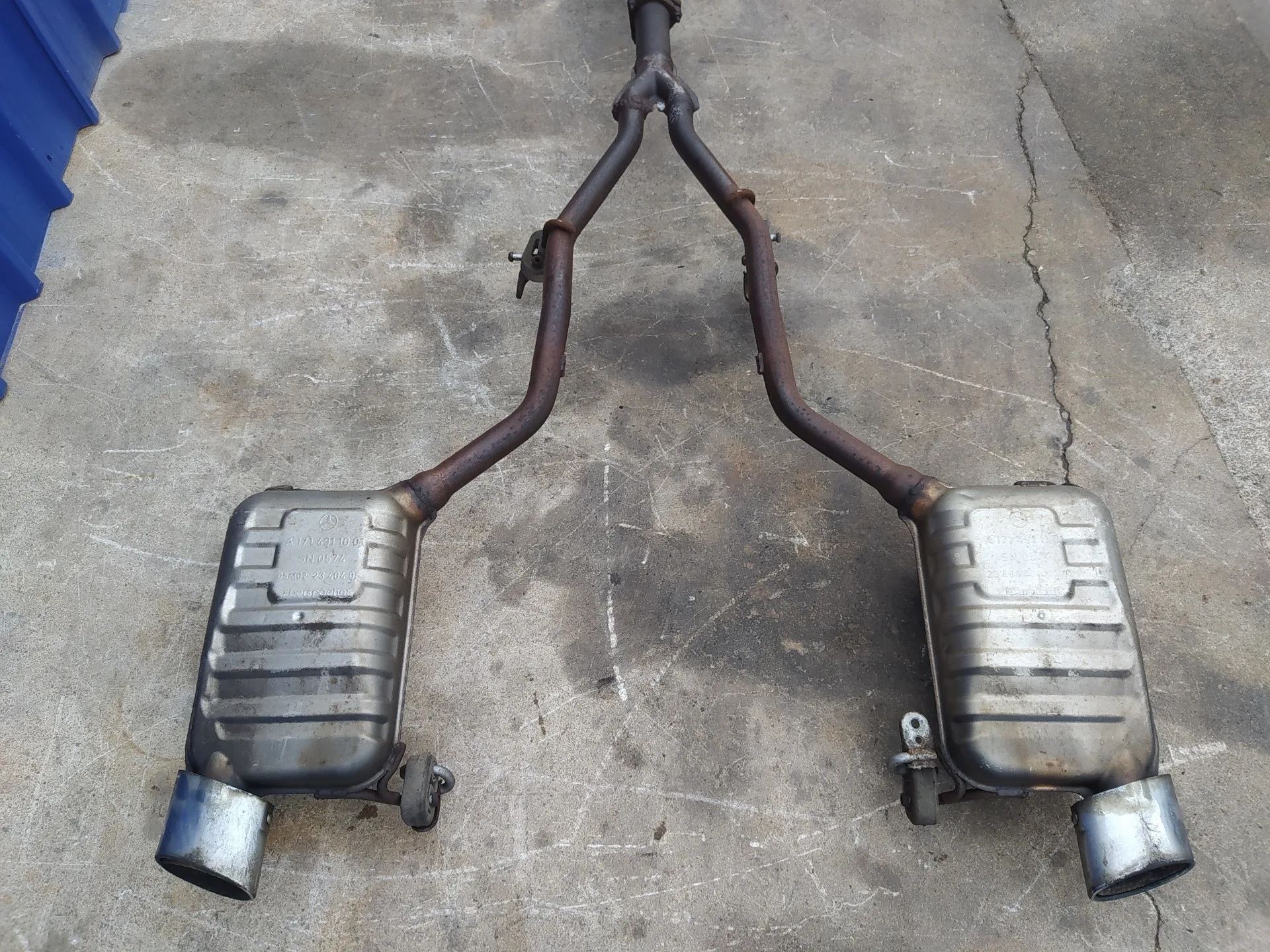 Tubo Escape Trasero para Mercedes-Benz Clase Slk (W171) Roadster