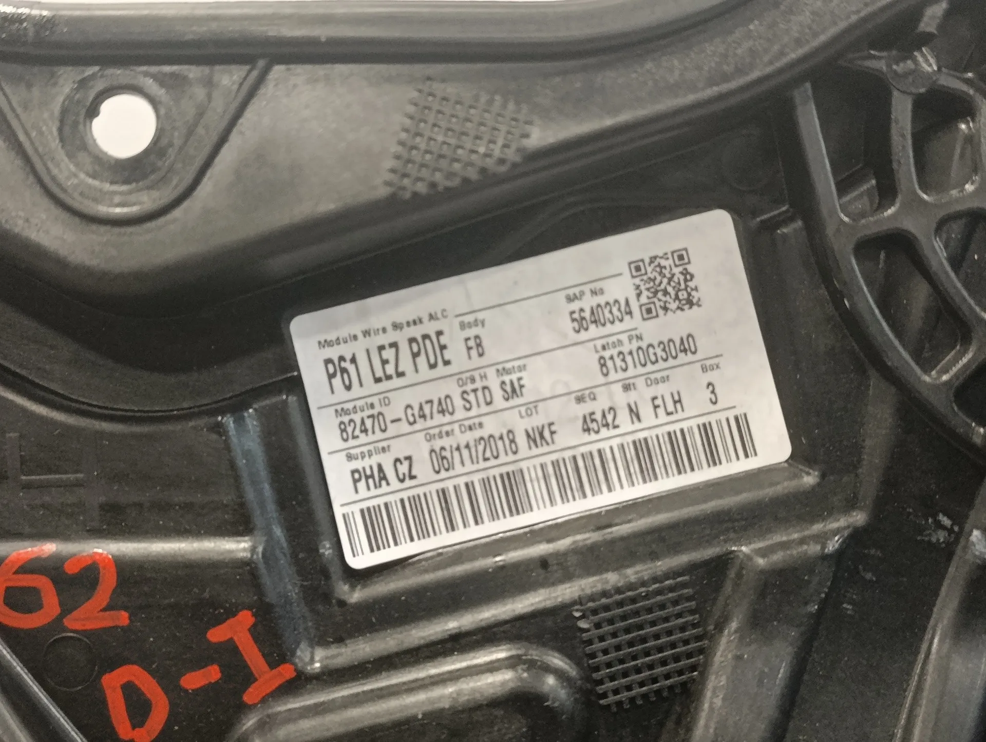 Elevalunas Delantero Izquierdo para Hyundai I30 Fastback