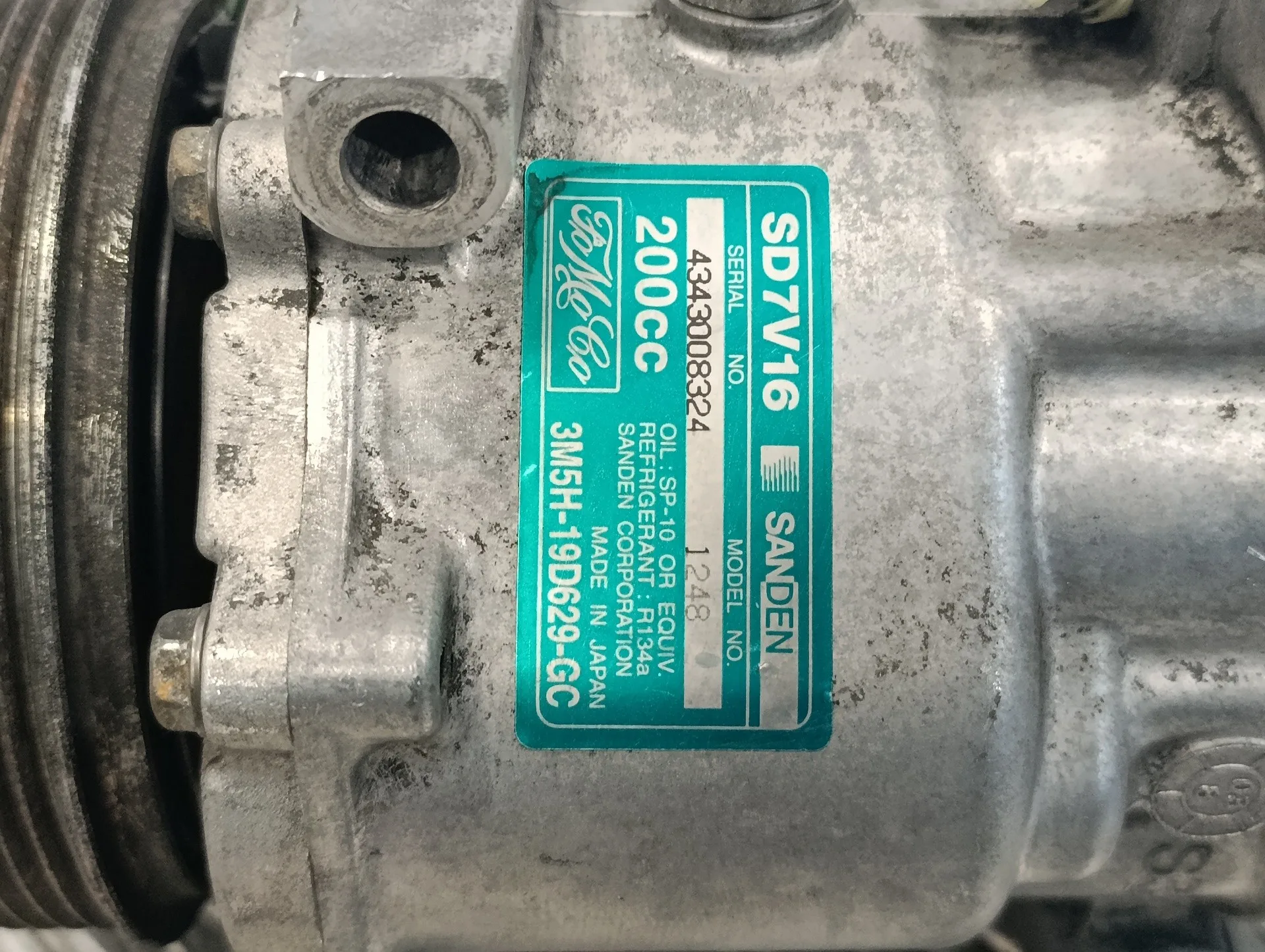 Compresor Aire Acondicionado para Ford Focus C-Max (Cap)
