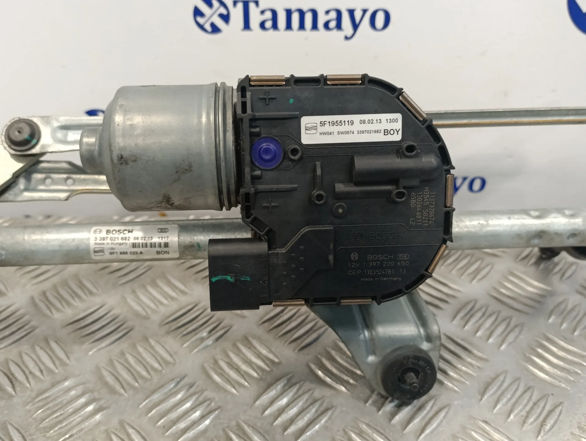 Motor Limpia Delantero para Seat Leon (5F1)