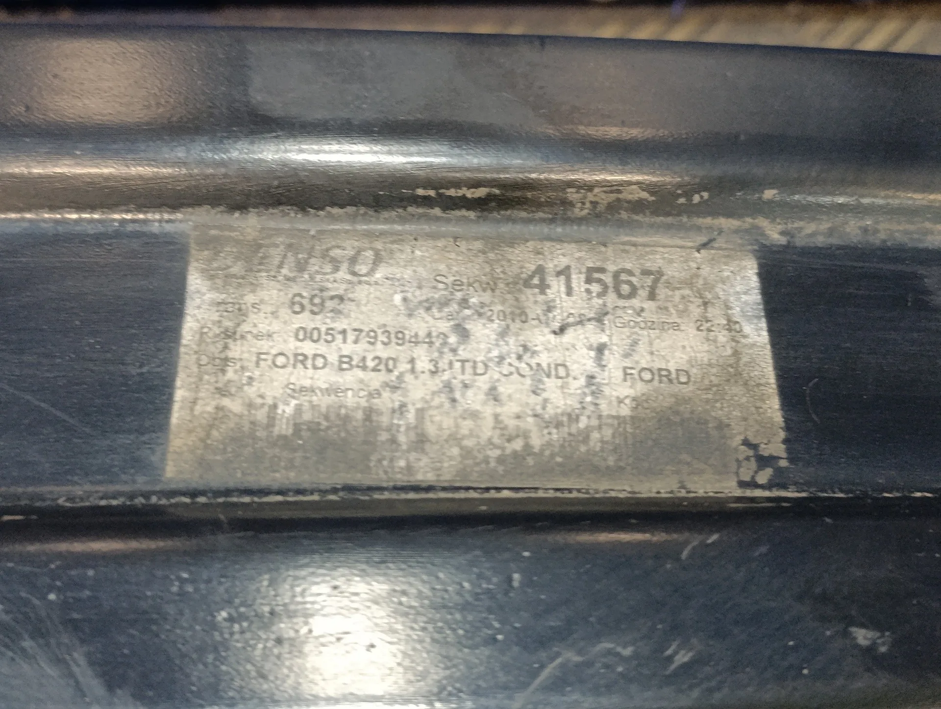 Refuerzo Paragolpes Delantero para Ford Ka (Ccu)
