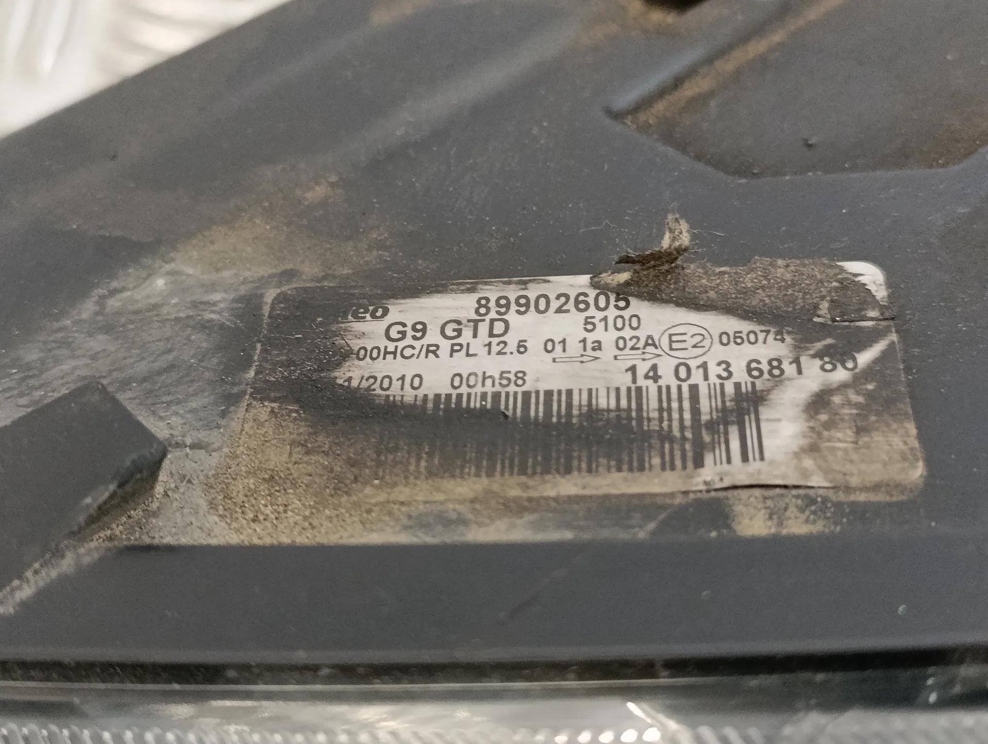 Faro Izquierdo para Peugeot Expert Tepee