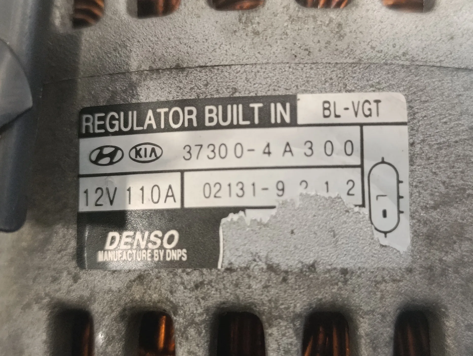 Alternador para Kia Sorento