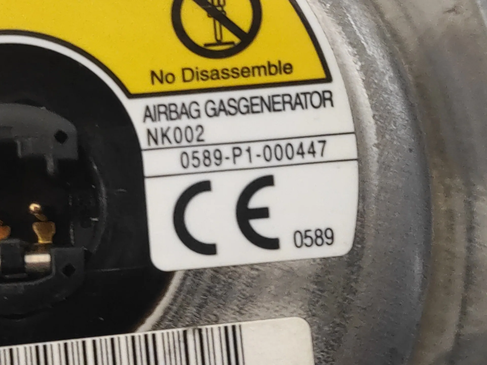 Airbag Delantero Izquierdo para Subaru Xv (G5)