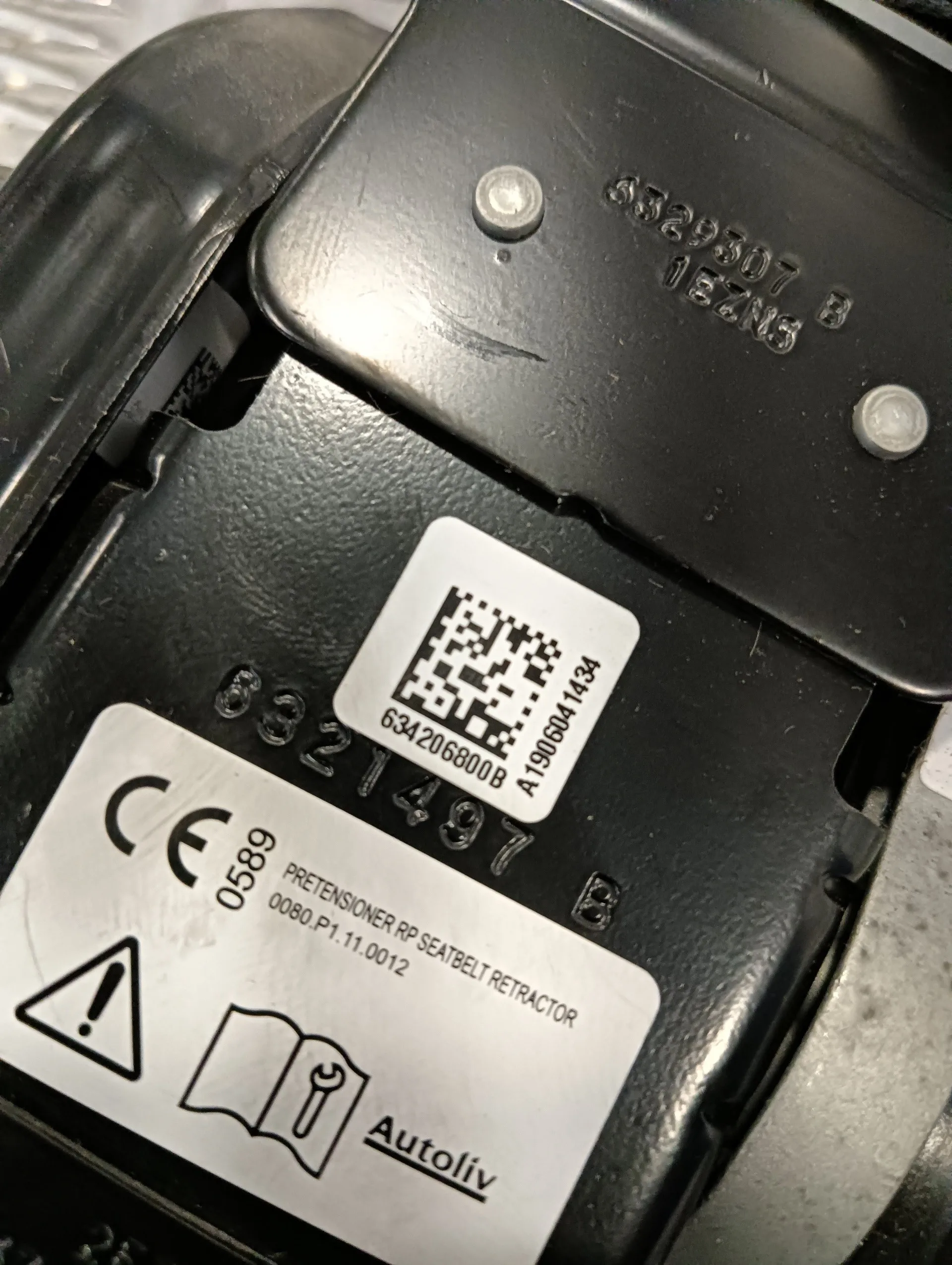 Cinturon Seguridad Delantero Derecho para Subaru Xv (G5)