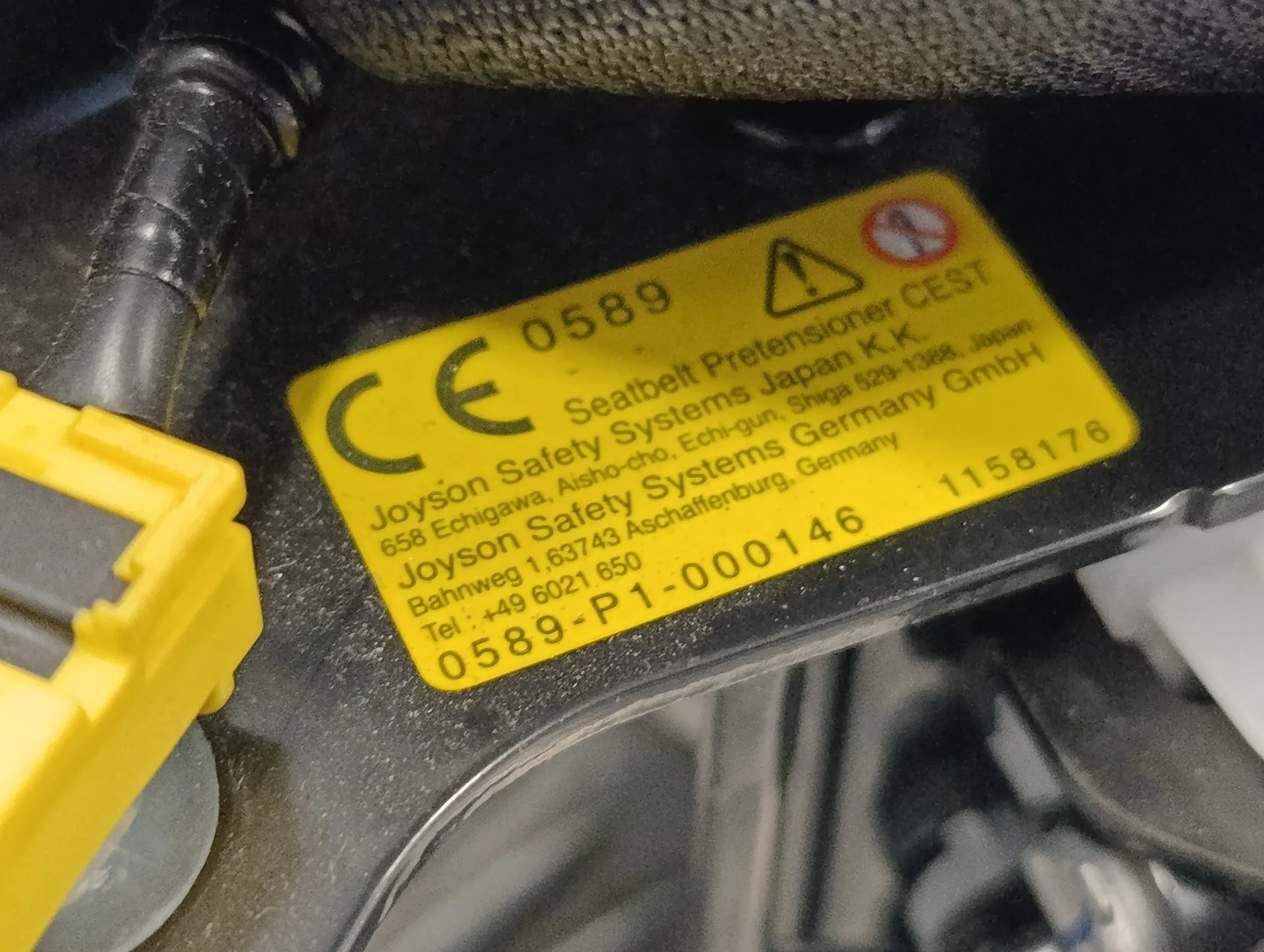 Cinturon Seguridad Trasero Izquierdo para Subaru Xv (G5)