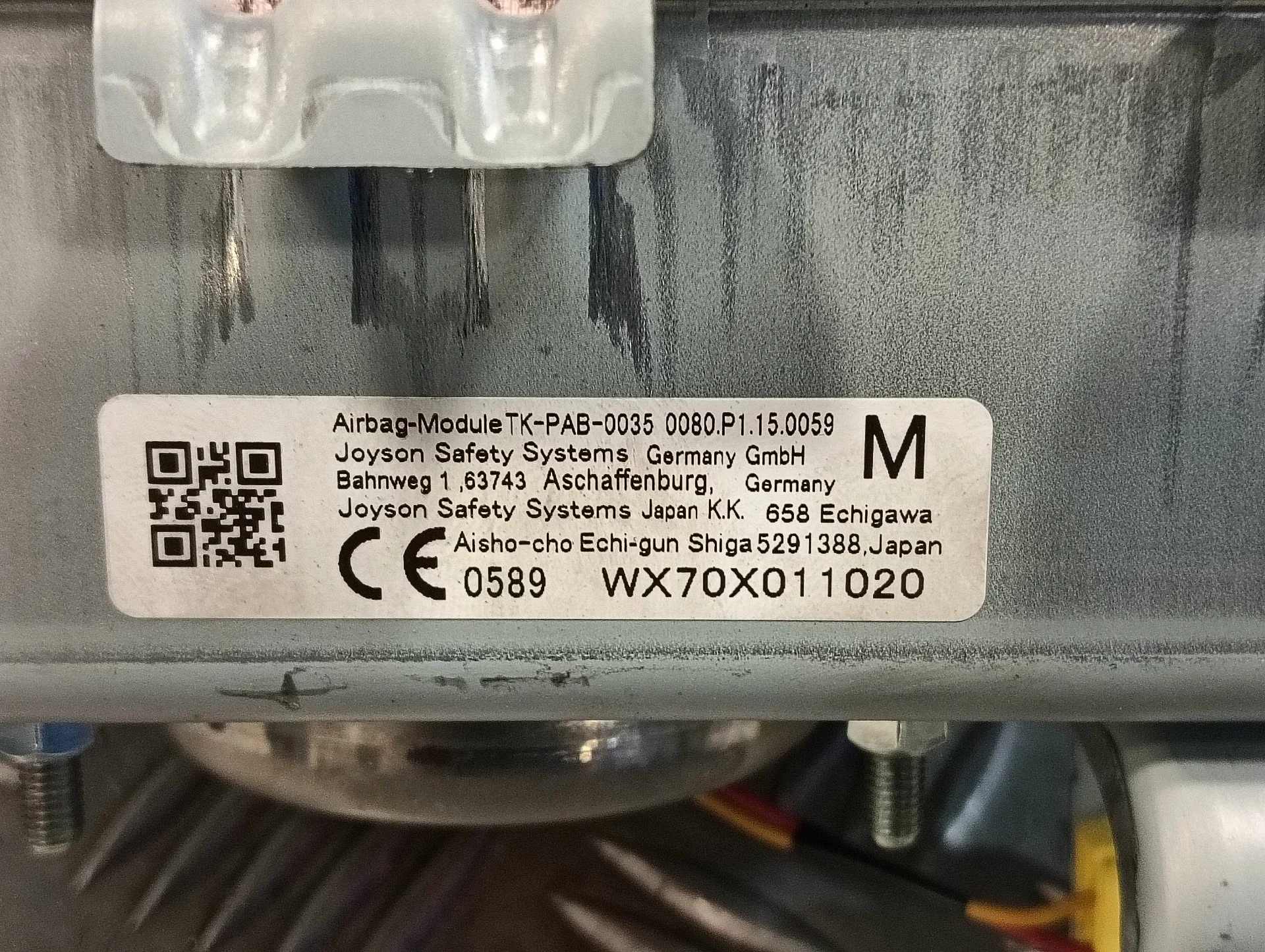 Airbag Delantero Derecho para Subaru Xv (G5)
