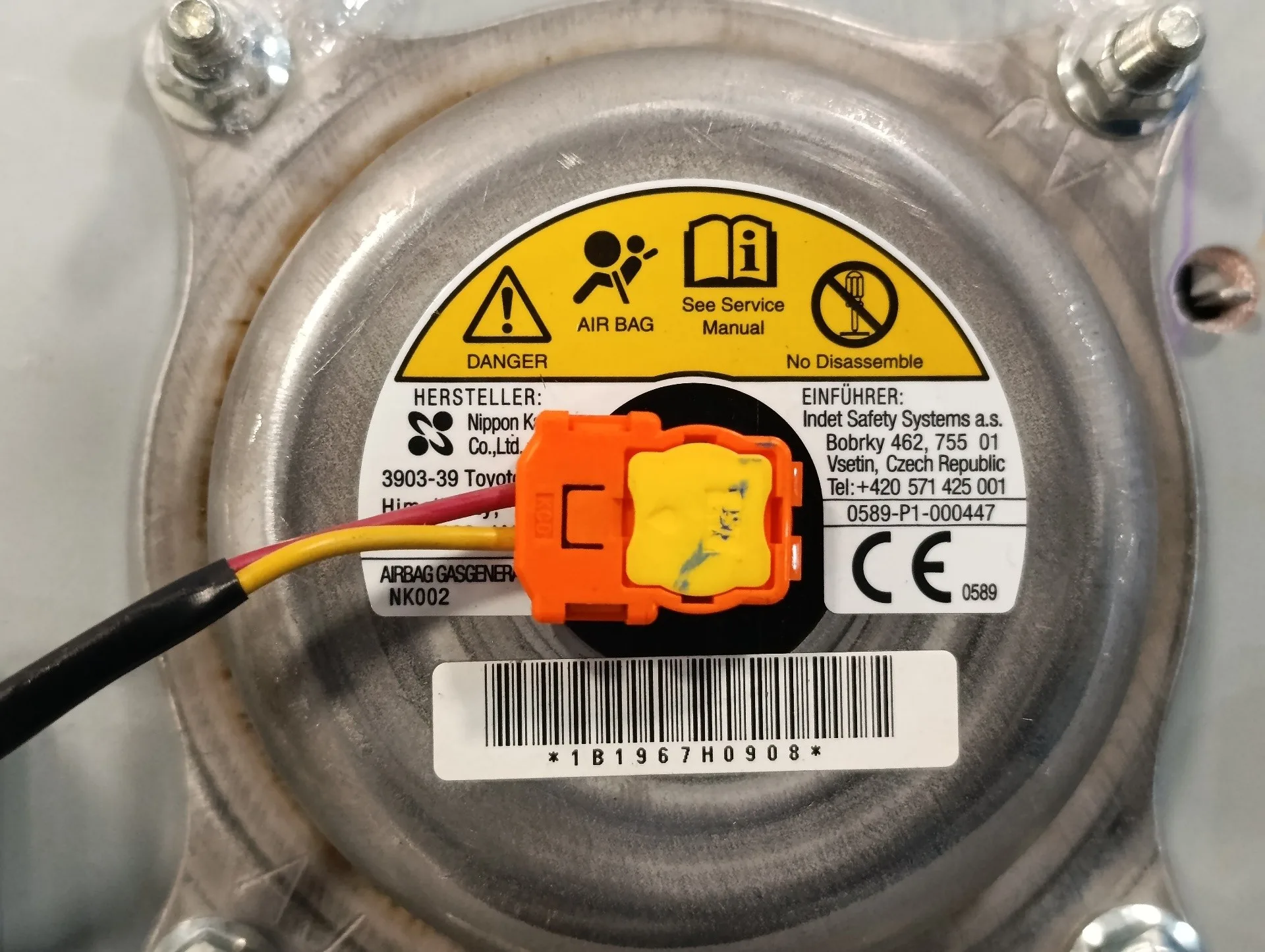 Airbag Delantero Derecho para Subaru Xv (G5)