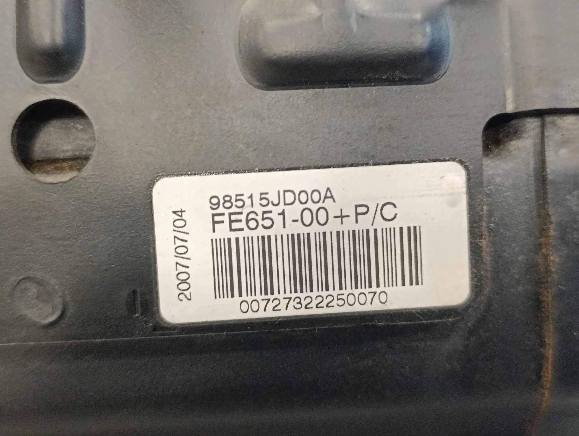 Airbag Delantero Derecho para Nissan Qashqai (J10)