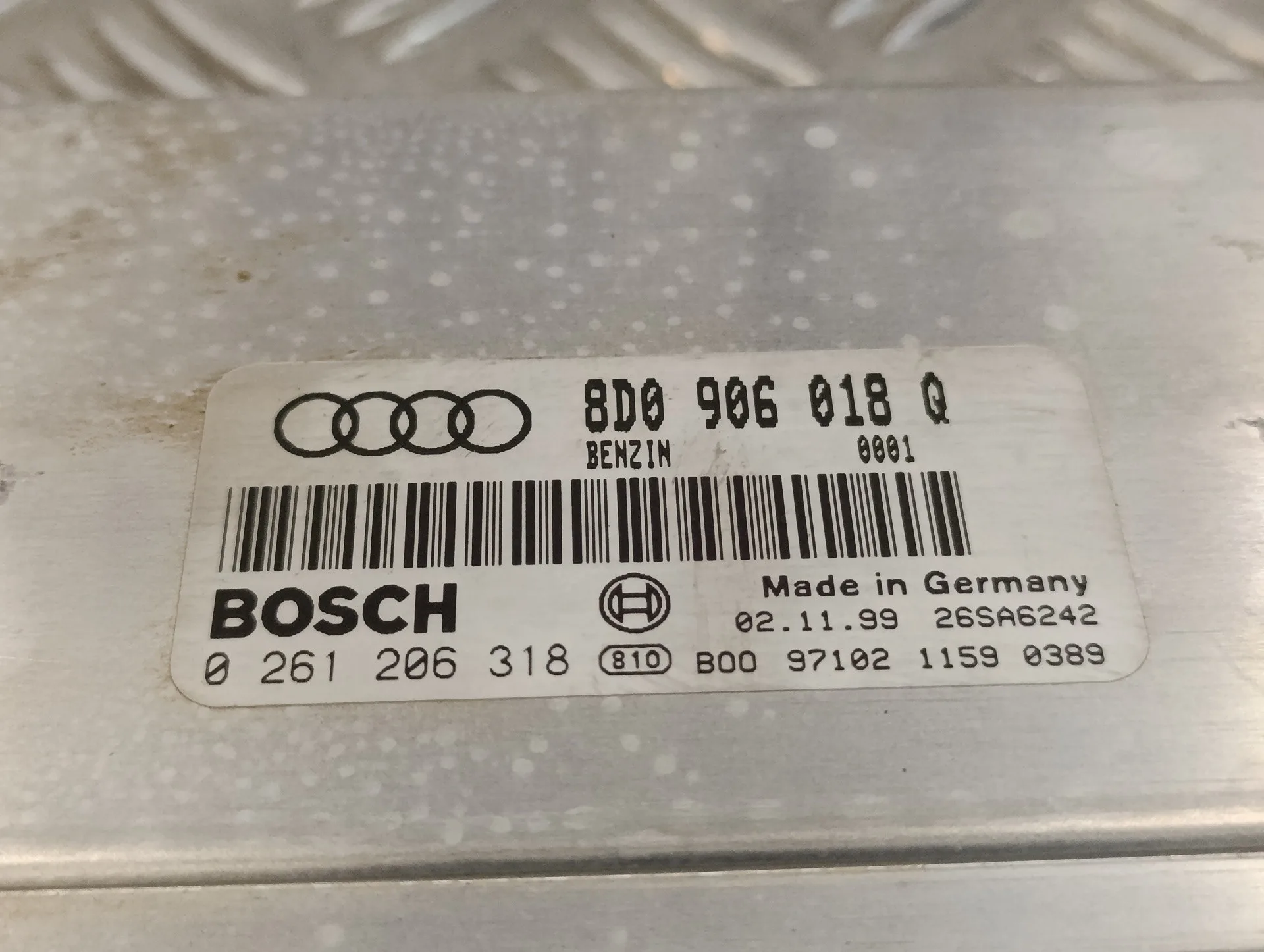 Centralita Motor Uce para Audi A4 Berlina (B5)