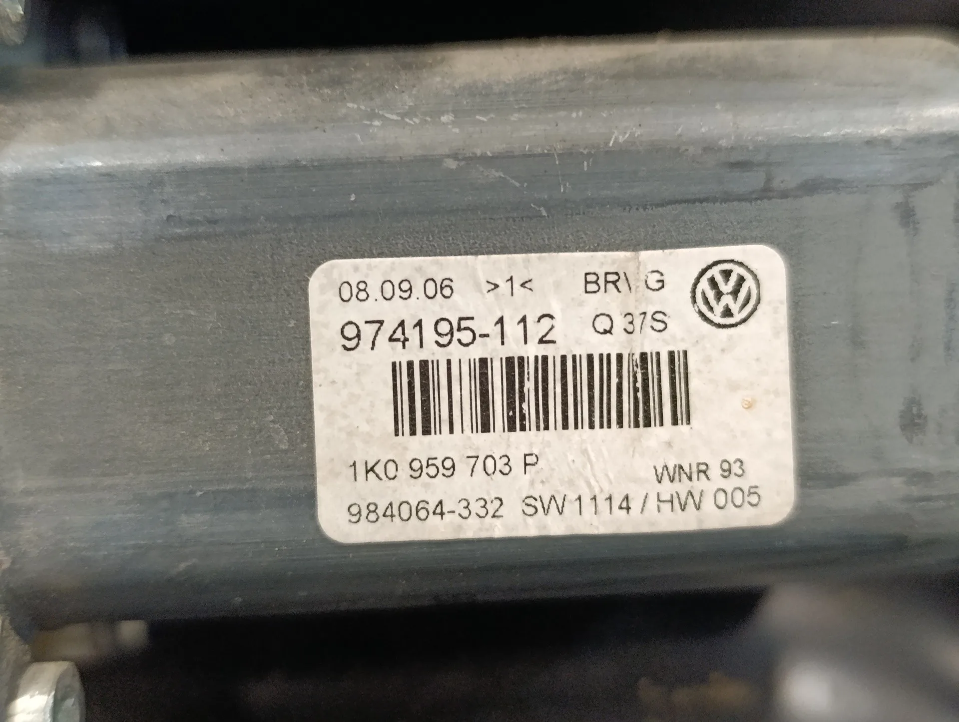 Elevalunas Trasero Izquierdo para Volkswagen Passat Variant (3C5)