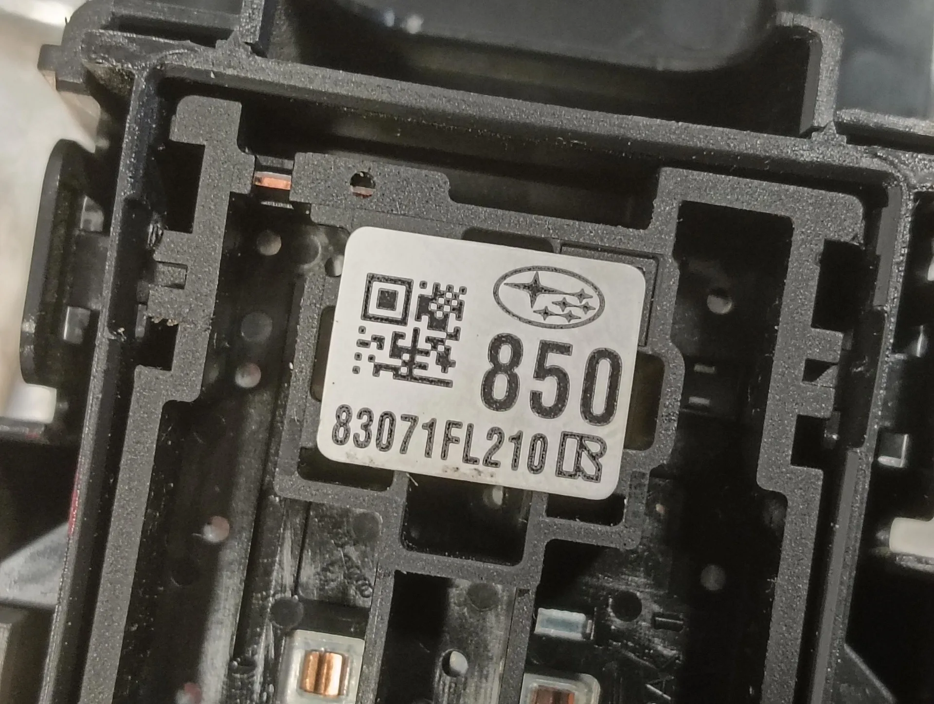 Mando Elevalunas Trasero Izquierdo para Subaru Xv (G5)