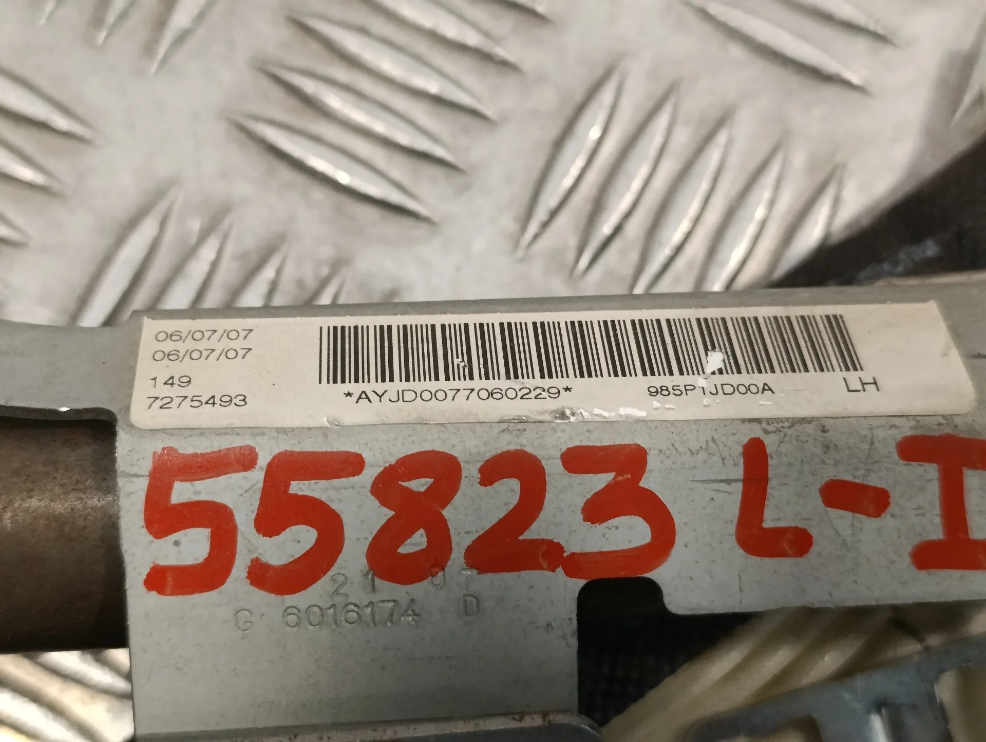 Airbag Cortina Delantero Izquierdo para Nissan Qashqai (J10)