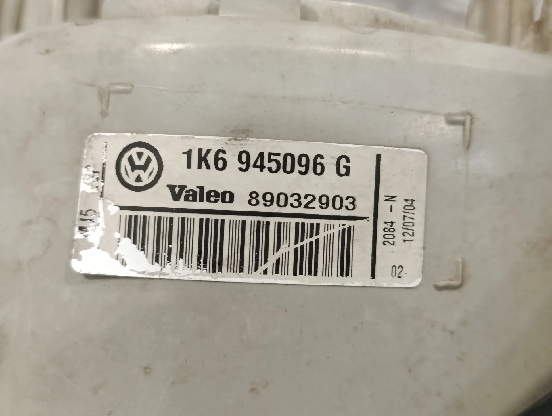 Piloto Trasero Derecho para Volkswagen Golf V Berlina (1K1)