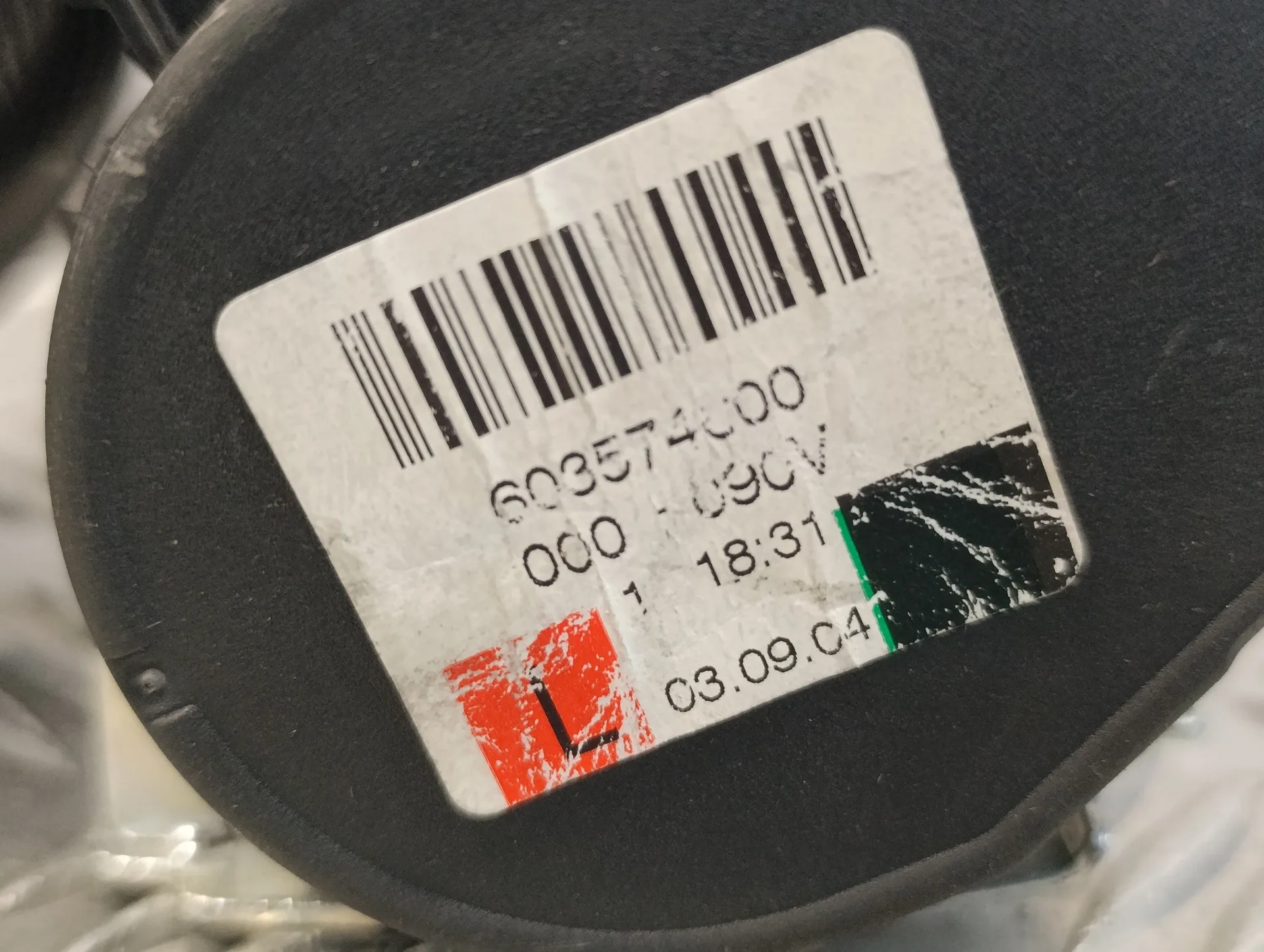Cinturon Seguridad Trasero Izquierdo para Volkswagen Golf V Berlina (1K1)
