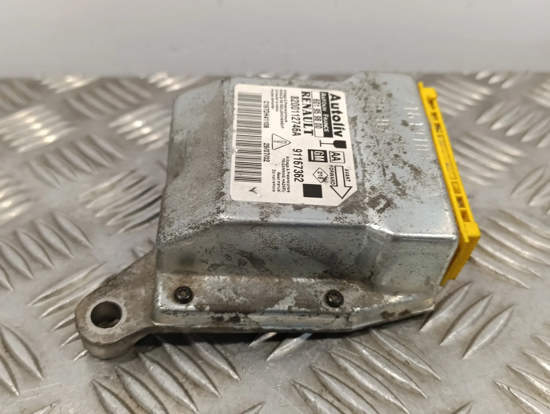 Centralita Airbag para Renault Trafic Caja Cerrada (Ab 4.01)