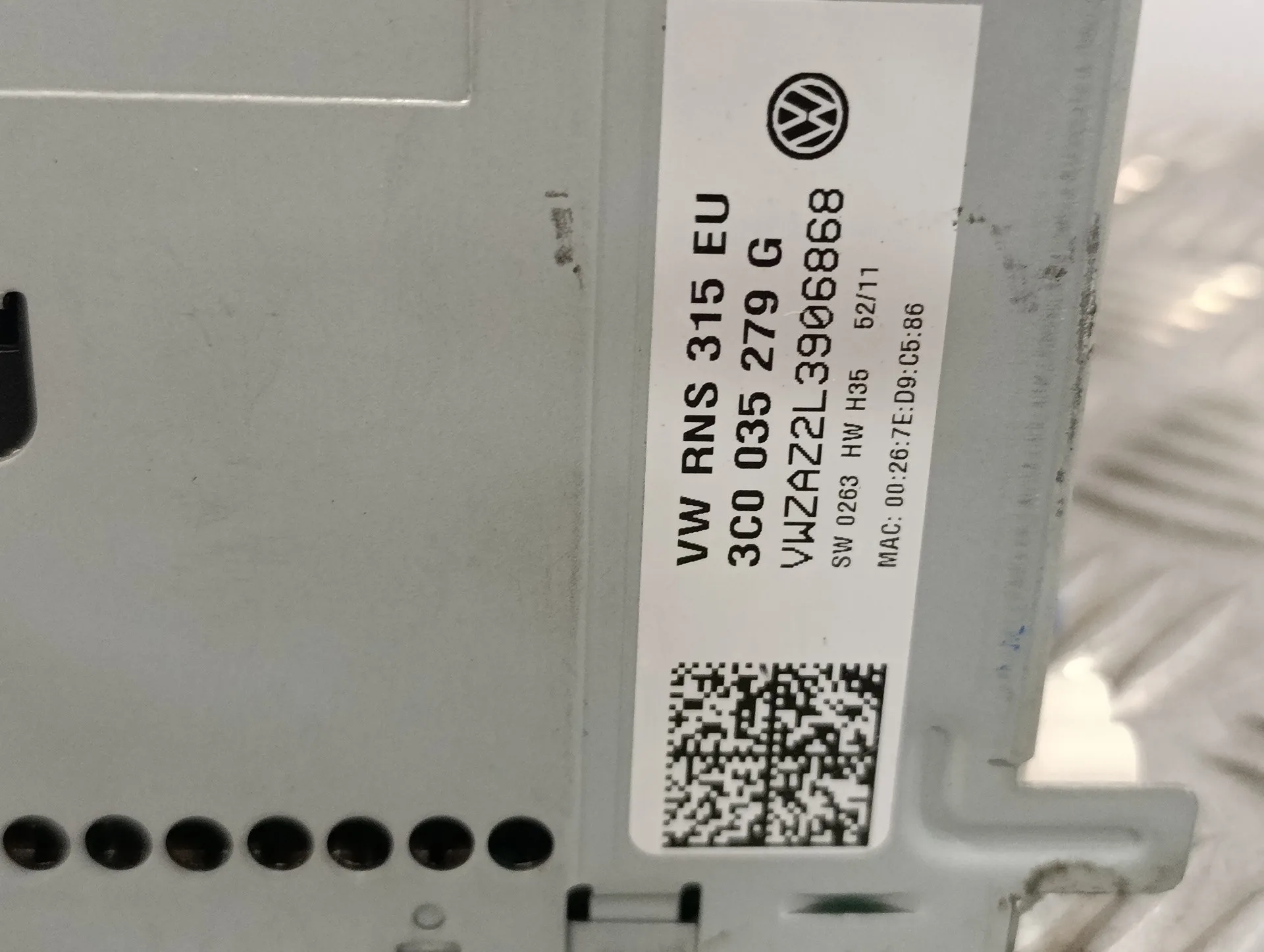 Sistema Audio / Radio Cd para Volkswagen T5 Transporter (7E)