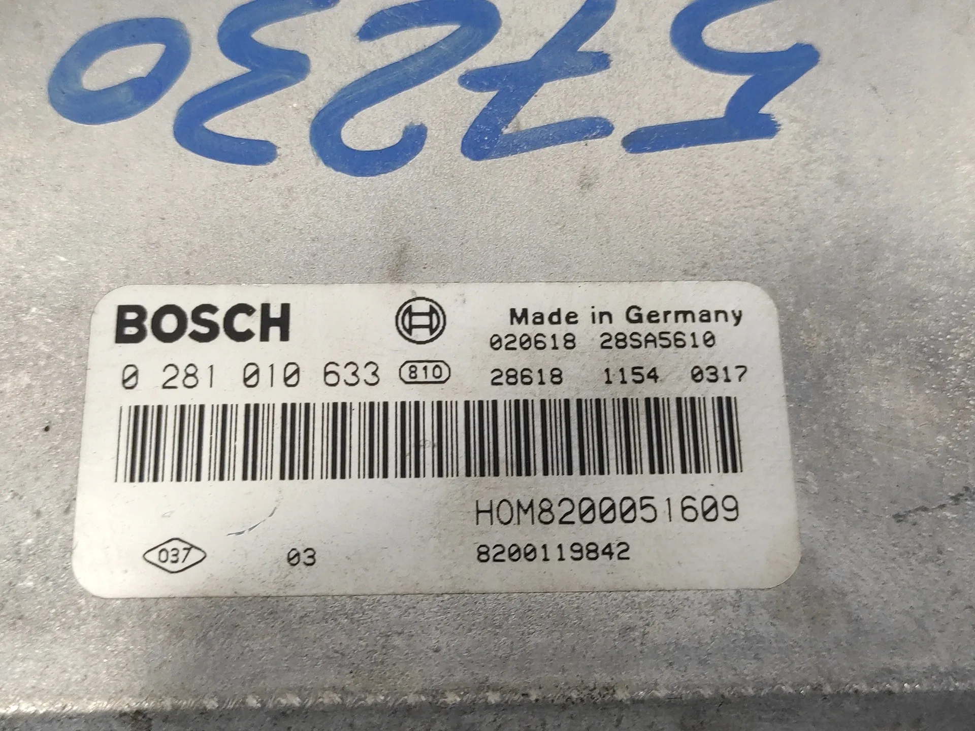 Centralita Motor Uce para Renault Trafic Caja Cerrada (Ab 4.01)