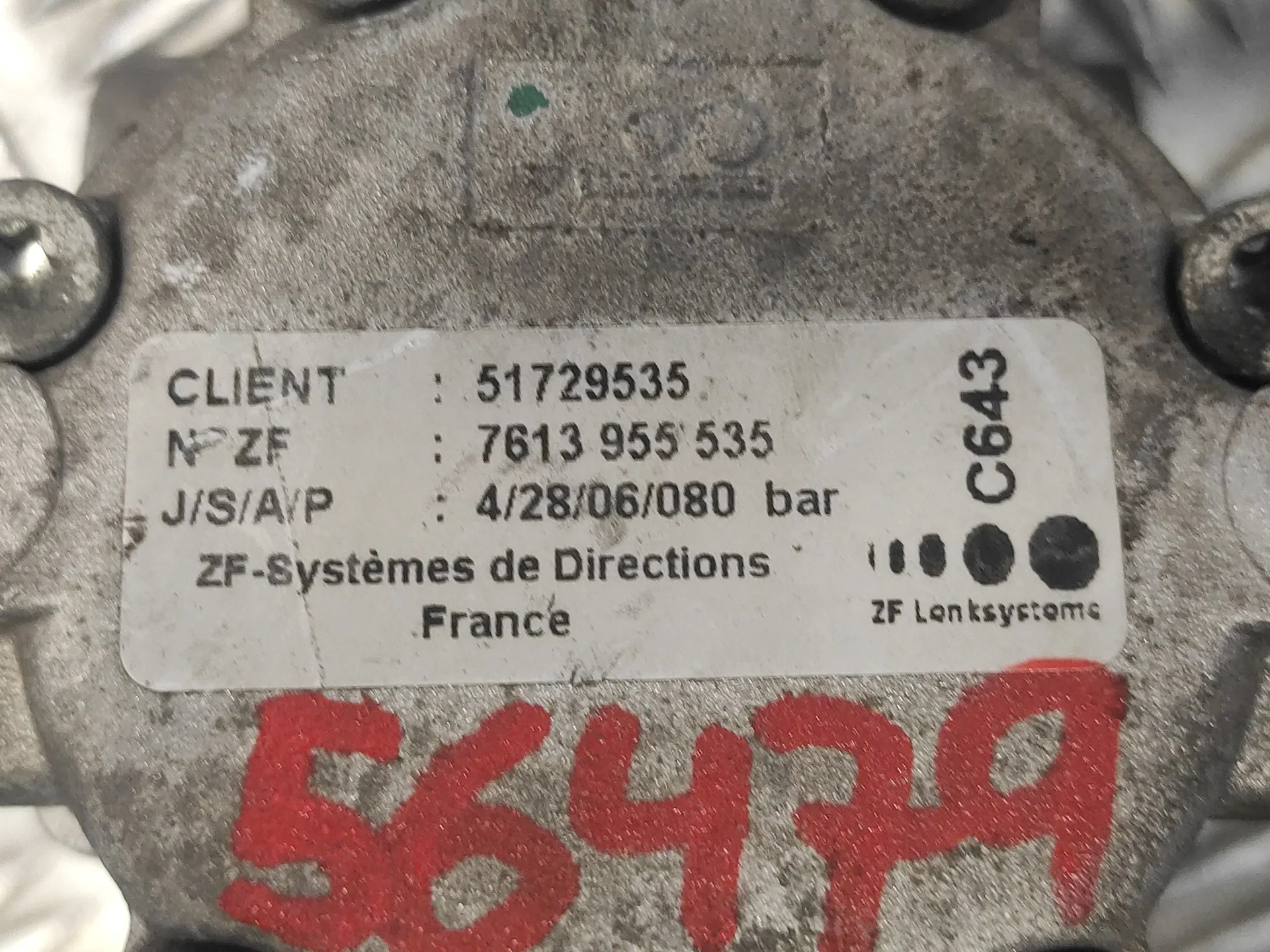 Bomba Direccion para Fiat Doblo (119)