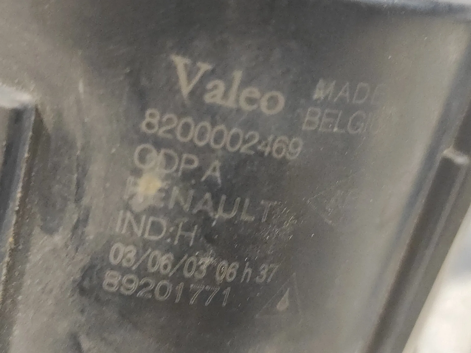 Faro Antiniebla Izquierdo para Renault Laguna Ii (Bg0)