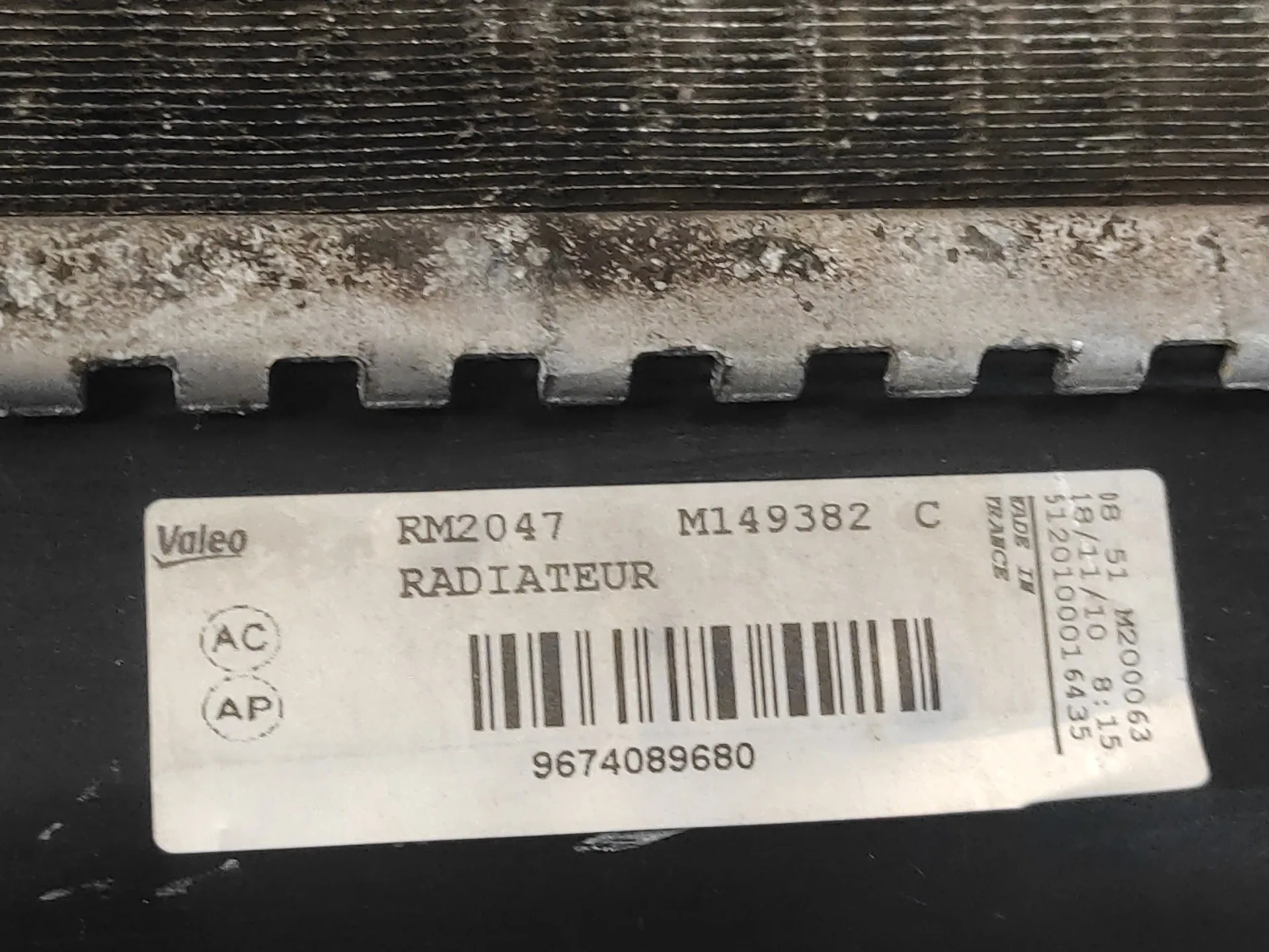 Radiador Agua para Citroën C4 Lim.