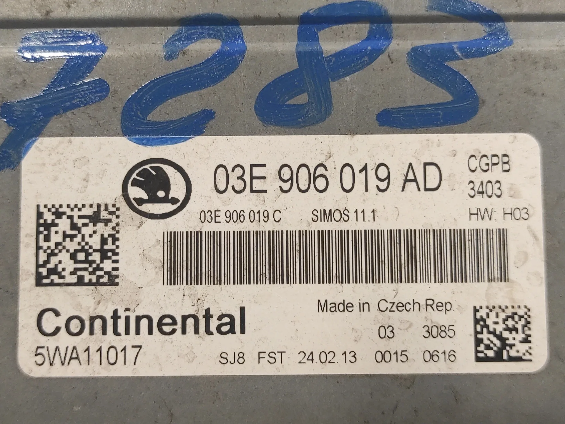 Centralita Motor Uce para Skoda Fabia (5J2 )