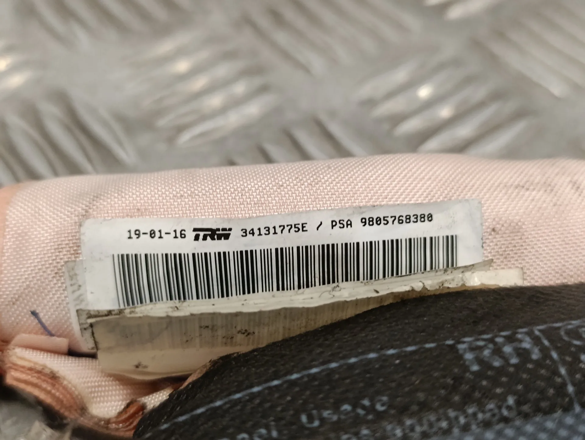 Airbag Cortina Delantero Derecho para Peugeot 308