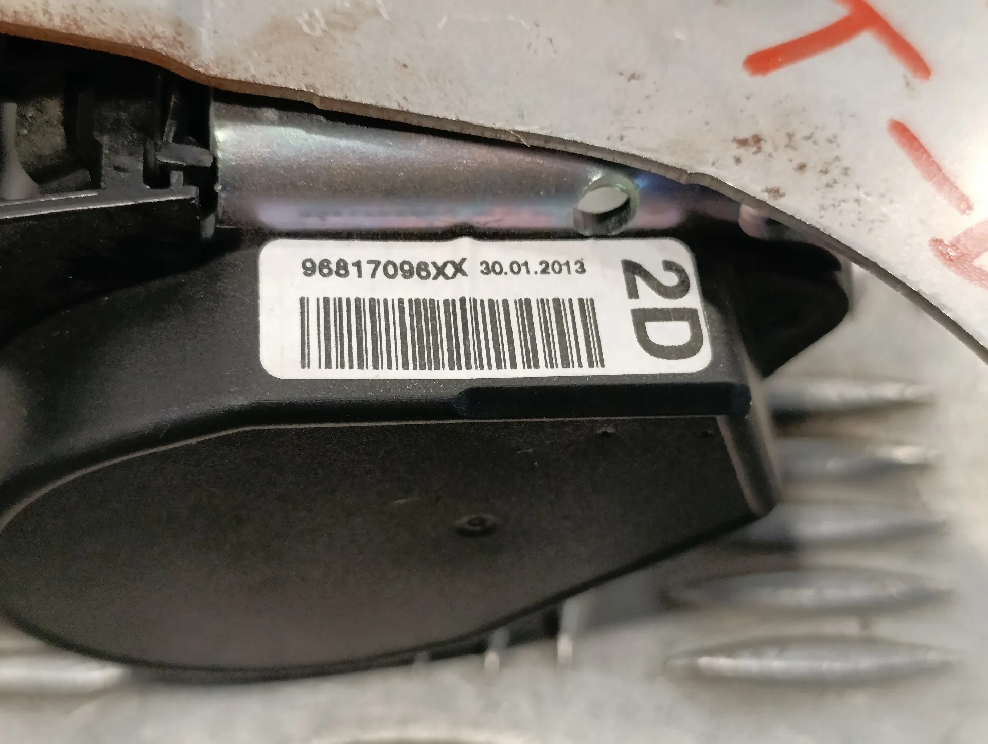 Cinturon Seguridad Trasero Derecho para Citroën C3 Picasso