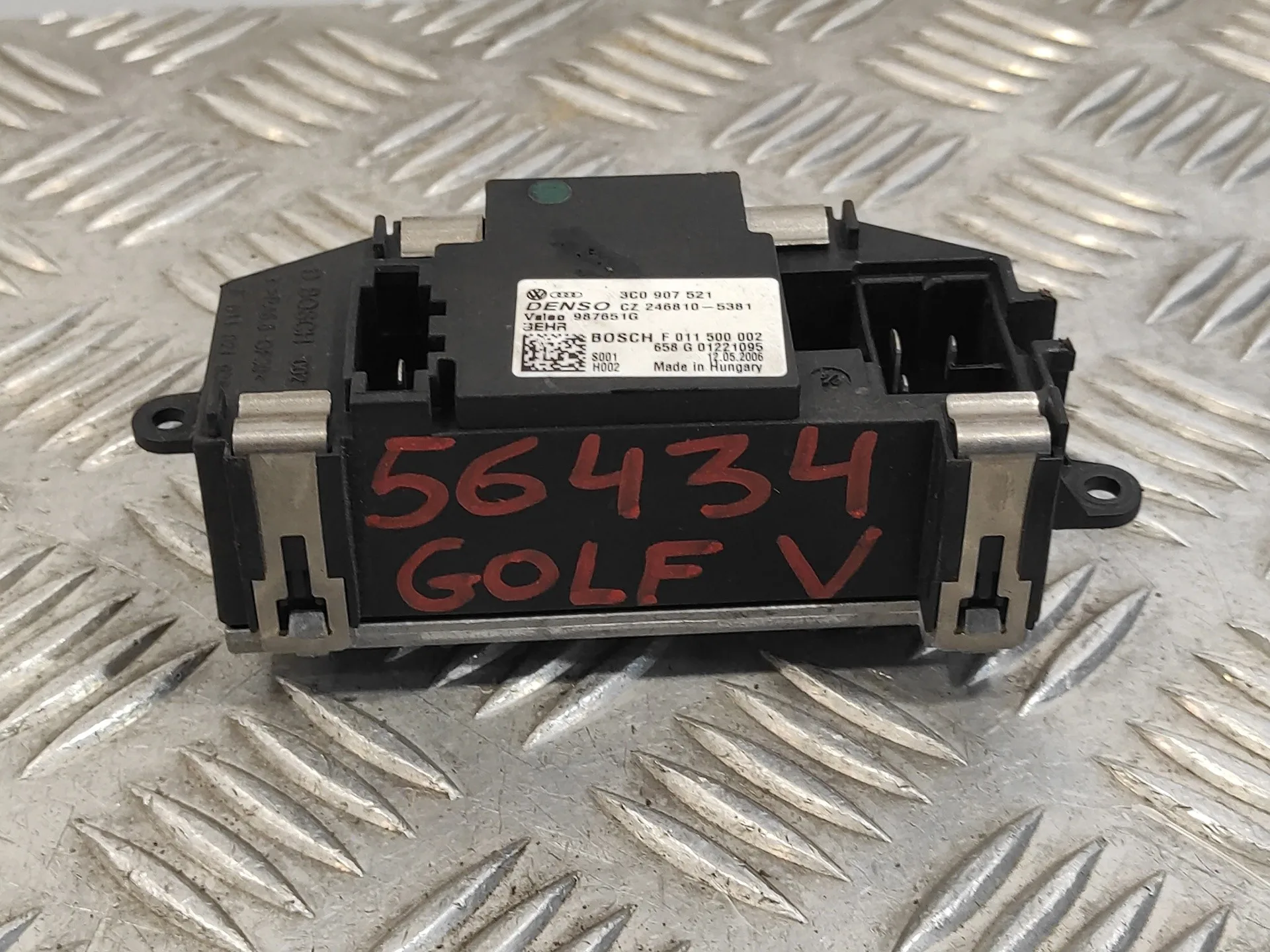 Resistencia Calefaccion para Volkswagen Golf V Berlina (1K1)